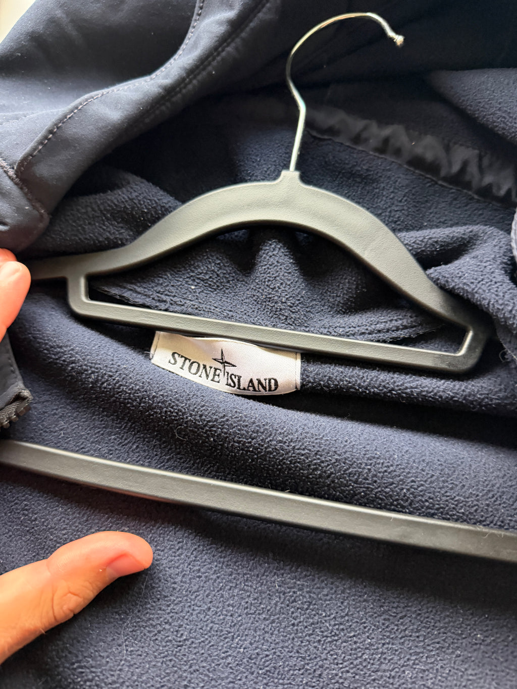 Stone Island Soft Shell Jacket Navy