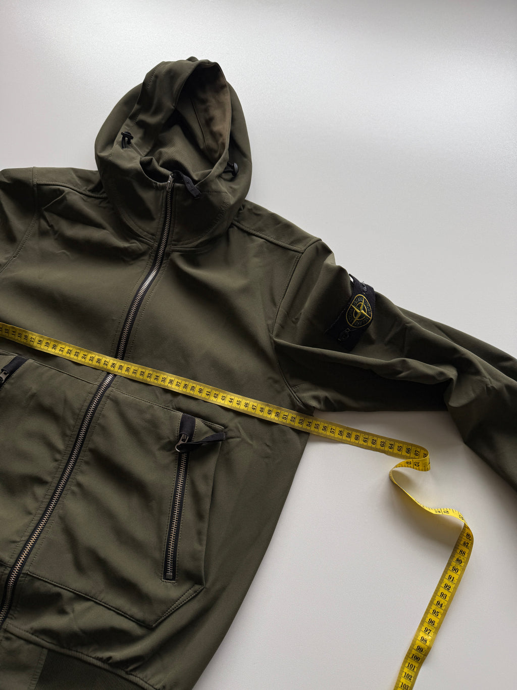 Stone Island Soft Shell Jacket Khaki
