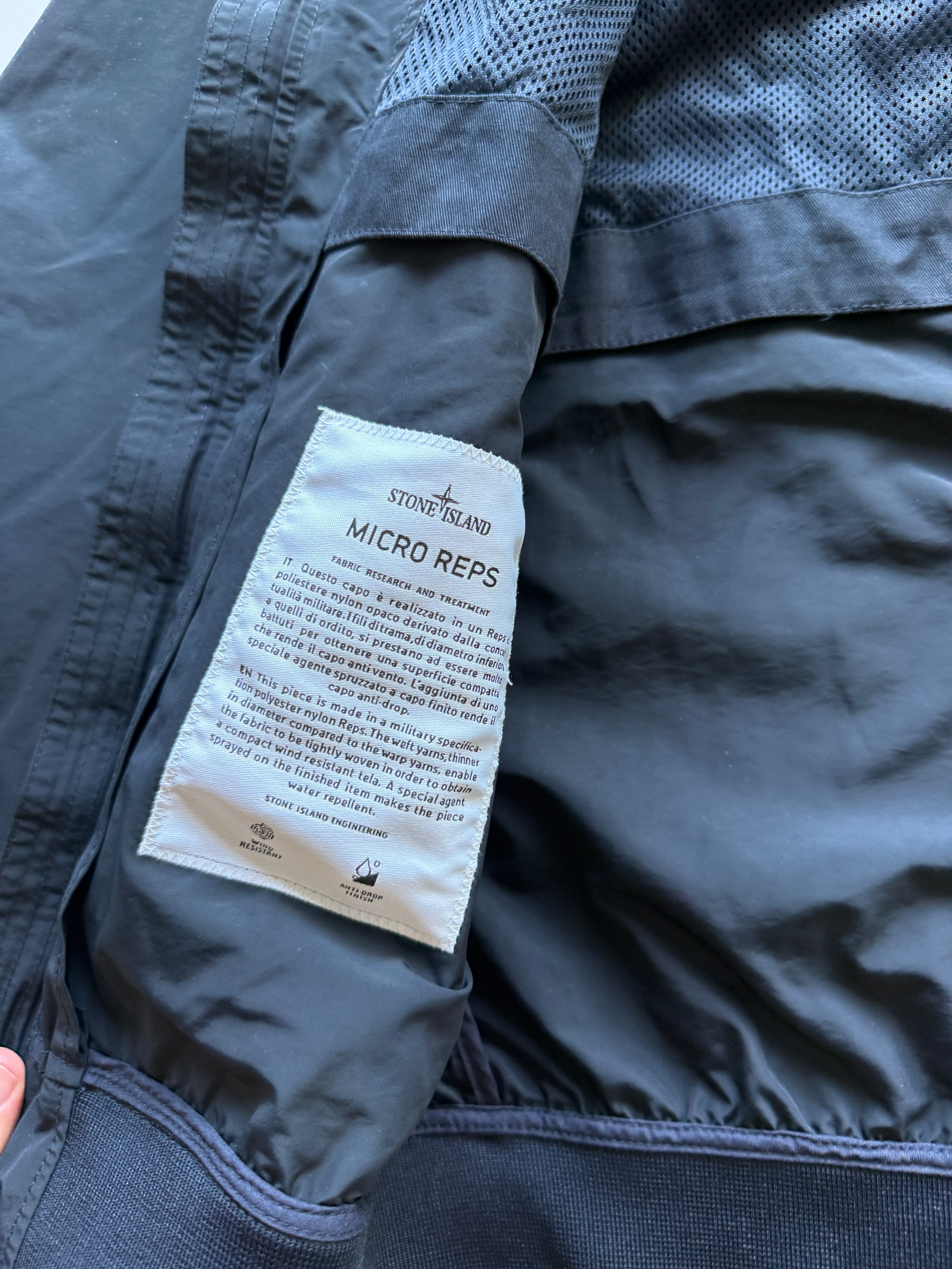Stone Island Micro Reps Jacket Navy