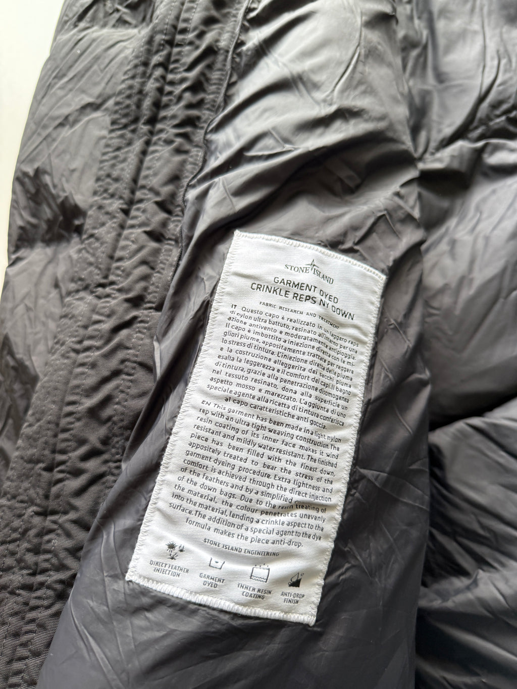 Stone Island Garment Dyed Parka Jacket