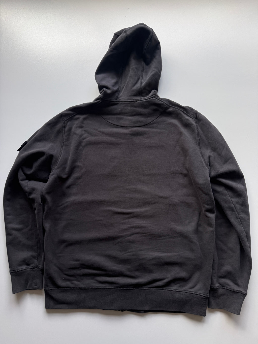 Stone Island Hoodie With Zip Grey