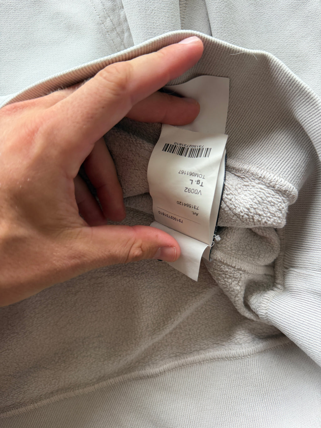 Stone Island Beige Hoodie