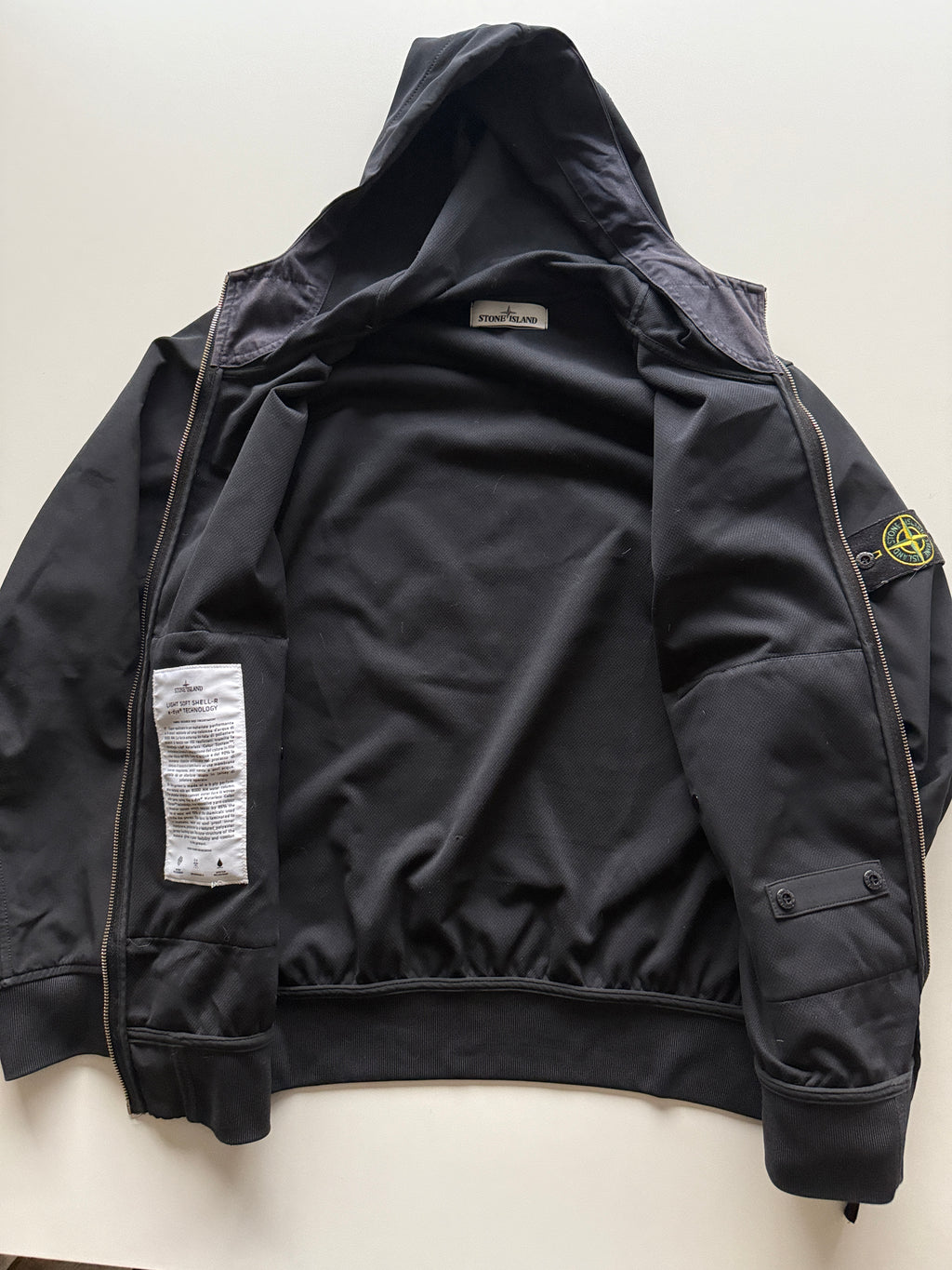 Stone Island Soft Shell Jacket Navy