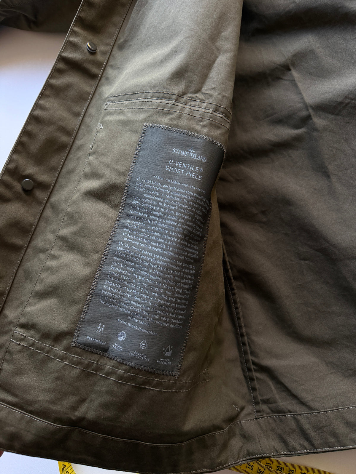 Stone Island Ventile Ghost Piece Jacket