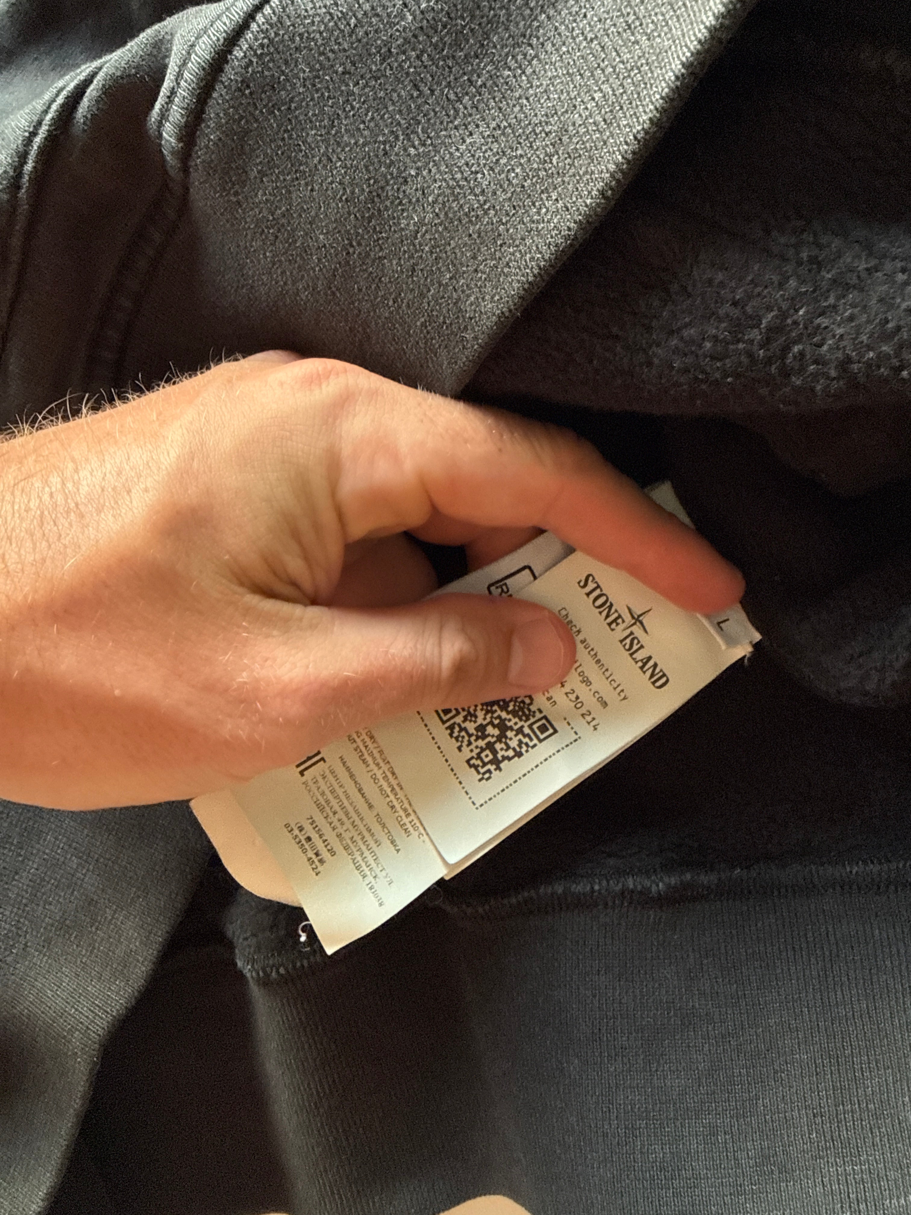 Stone Island Hoodie Black
