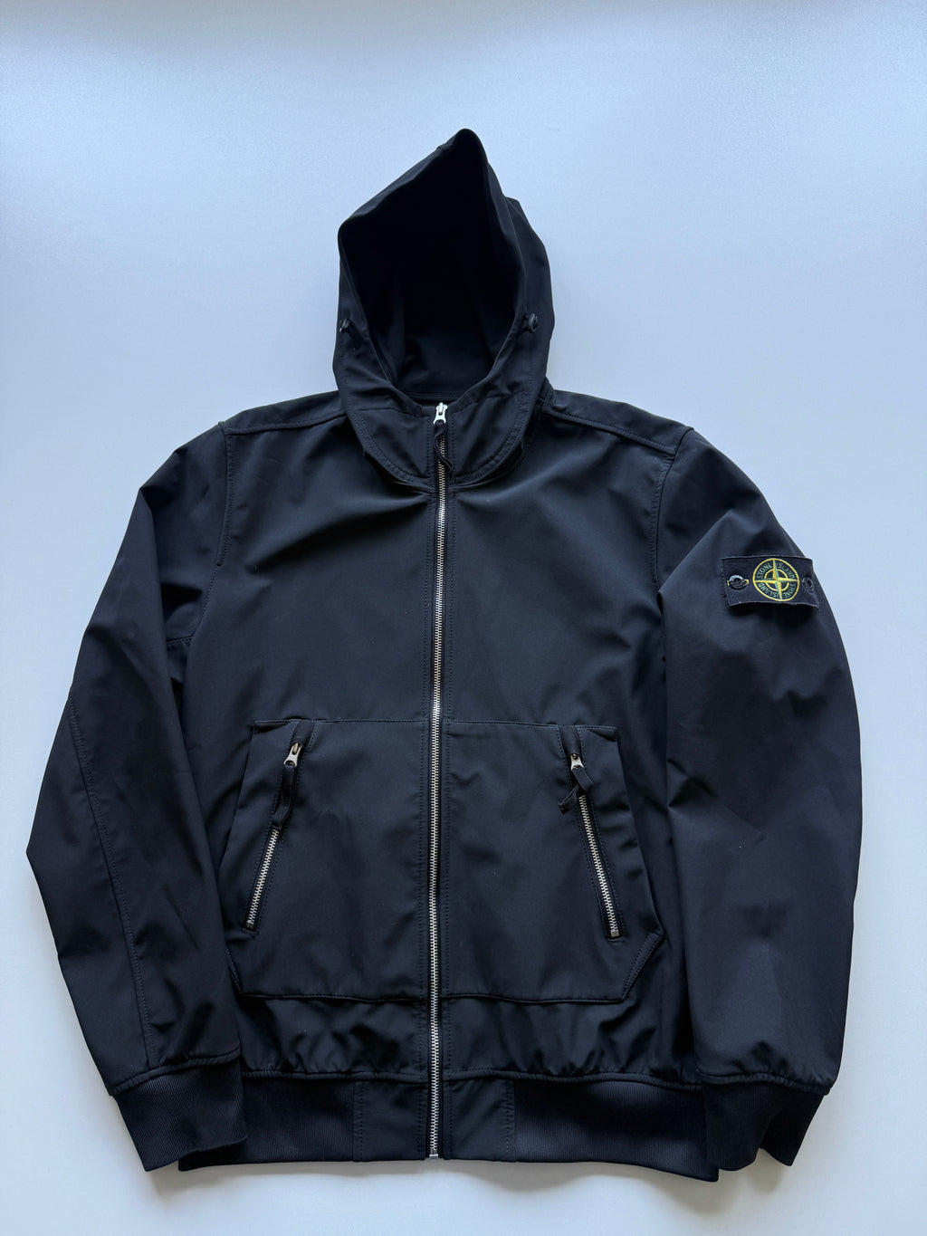 Stone Island Soft Shell Jacket Black