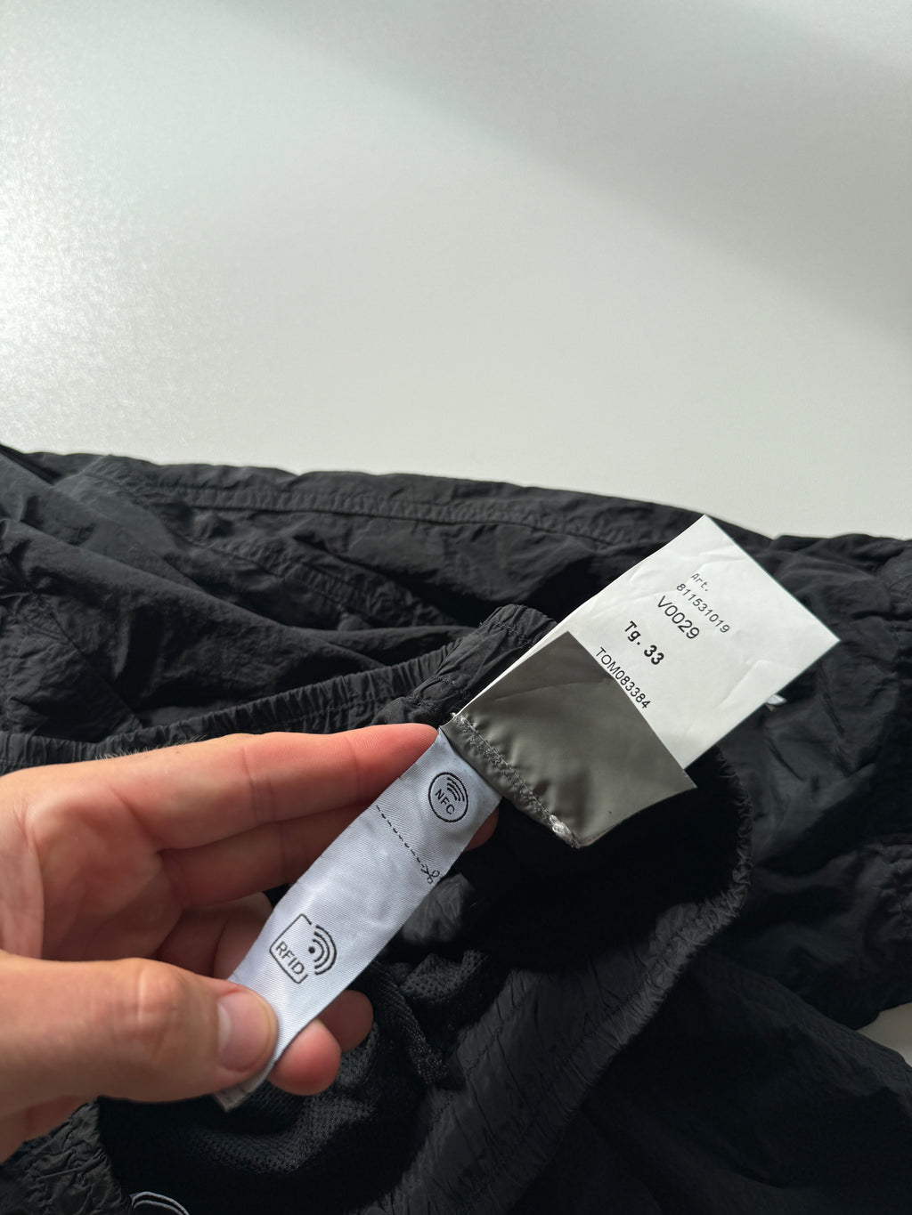 Stone Island Nylon Pants Black