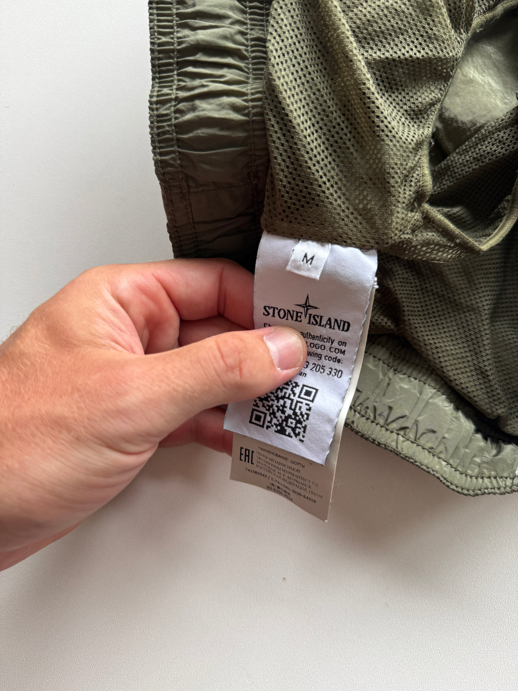 Stone Island Nylon Swimshorts Green