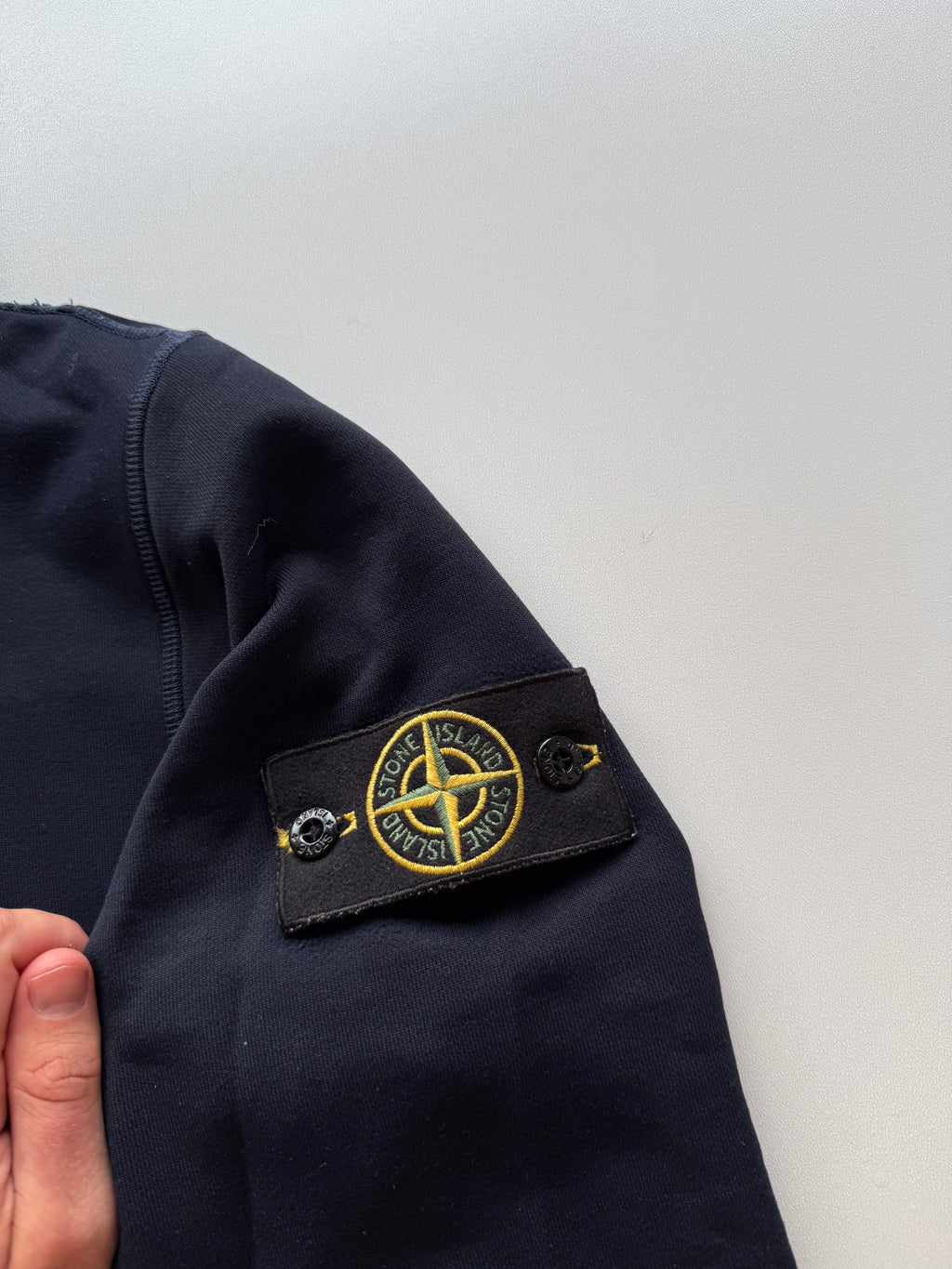 Stone Island Hoodie With Zip Navy