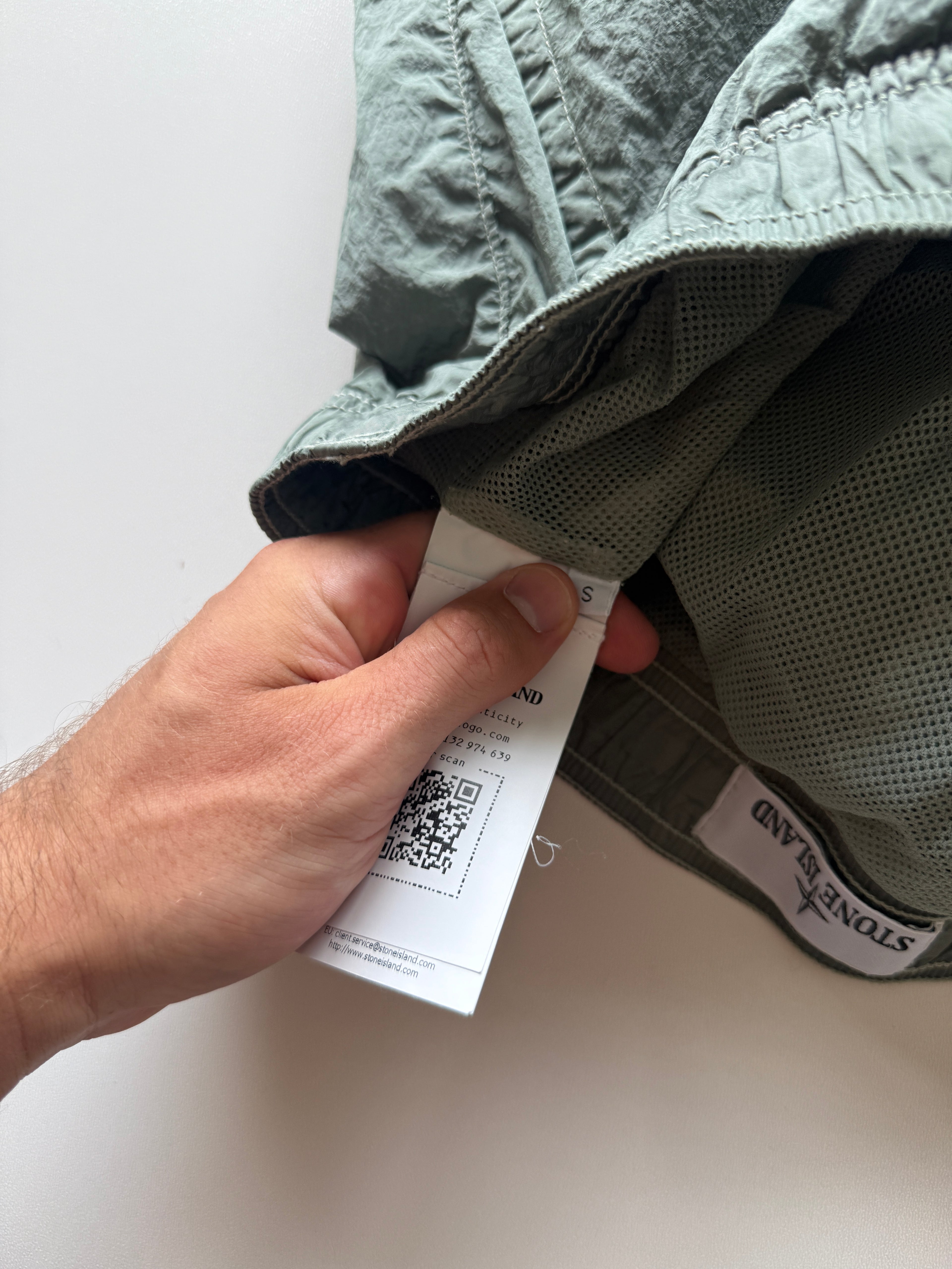 Stone Island Nylon Swimshorts Green