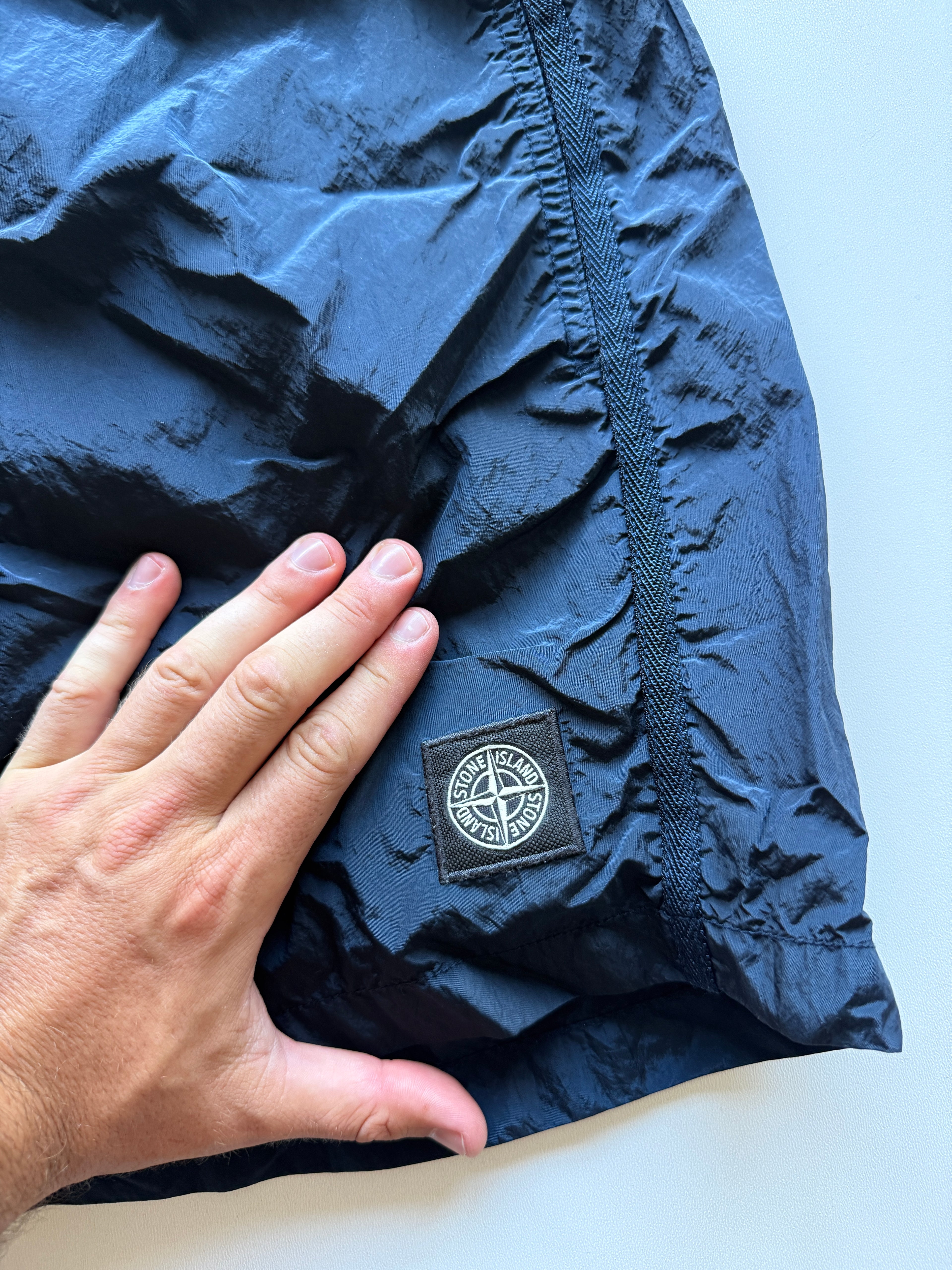 Stone Island Navy Nylon Swimshort