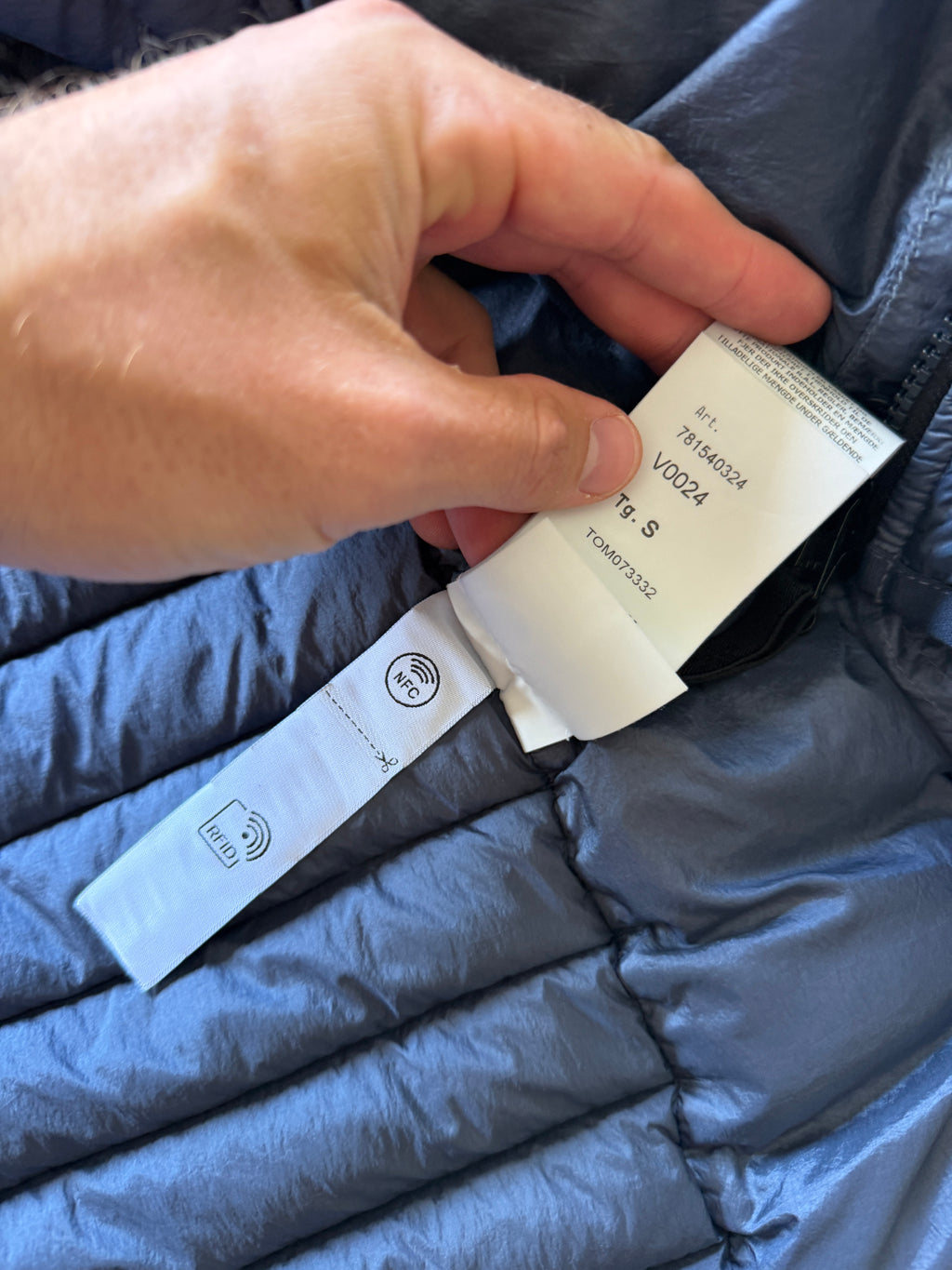 Stone Island Loom Woven Nylon Down Jacket