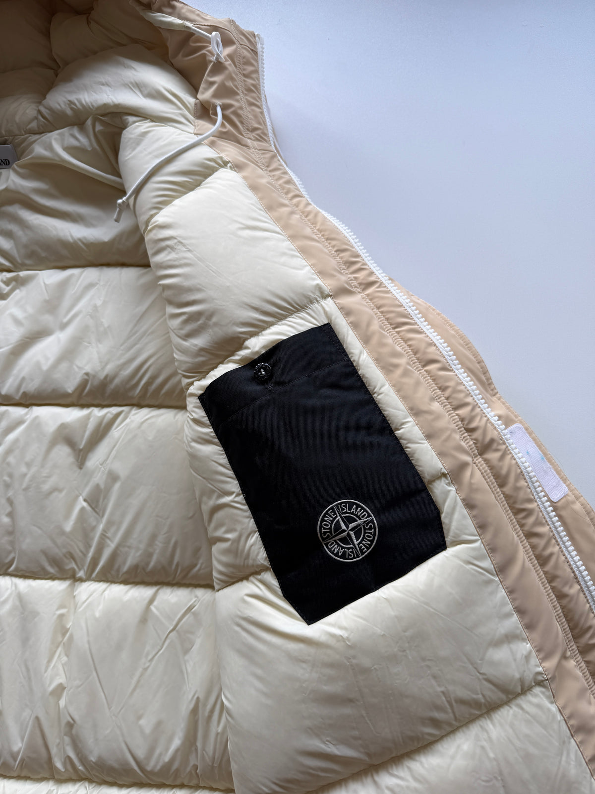 Stone Island Panno Resinato Reflective Down Marina Jacket