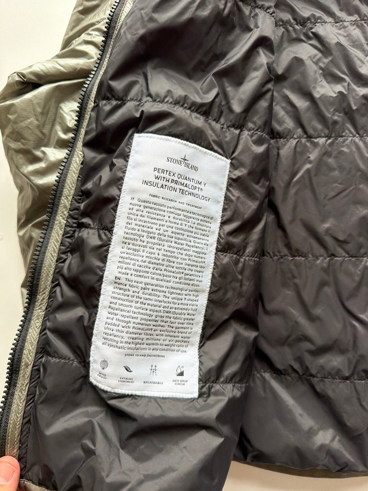 Stone Island Pertex Quantum Primaloft Jacket