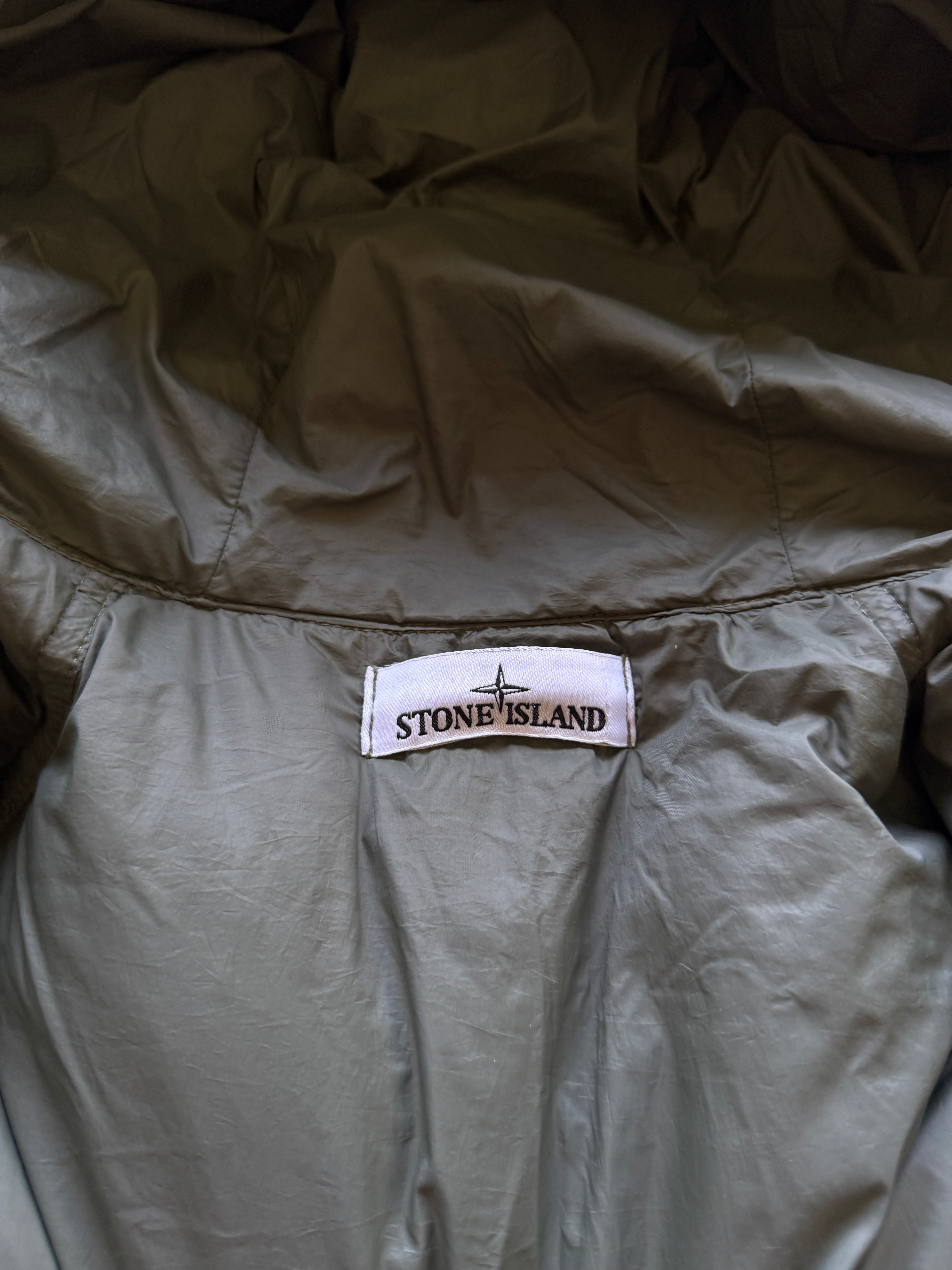 Stone Island Garment Dyed Jacket Green