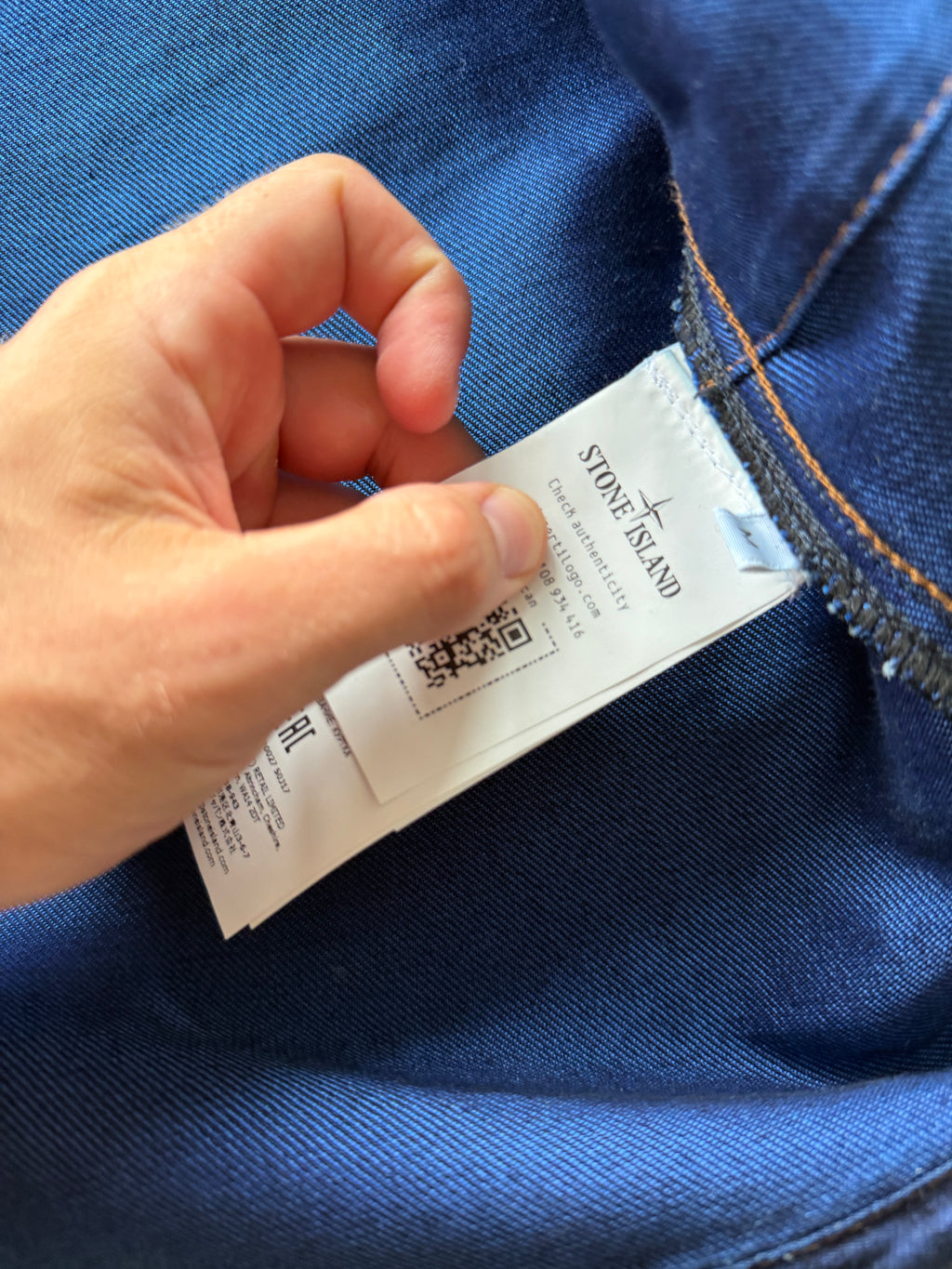 Stone Island Indigo Denim Jacket