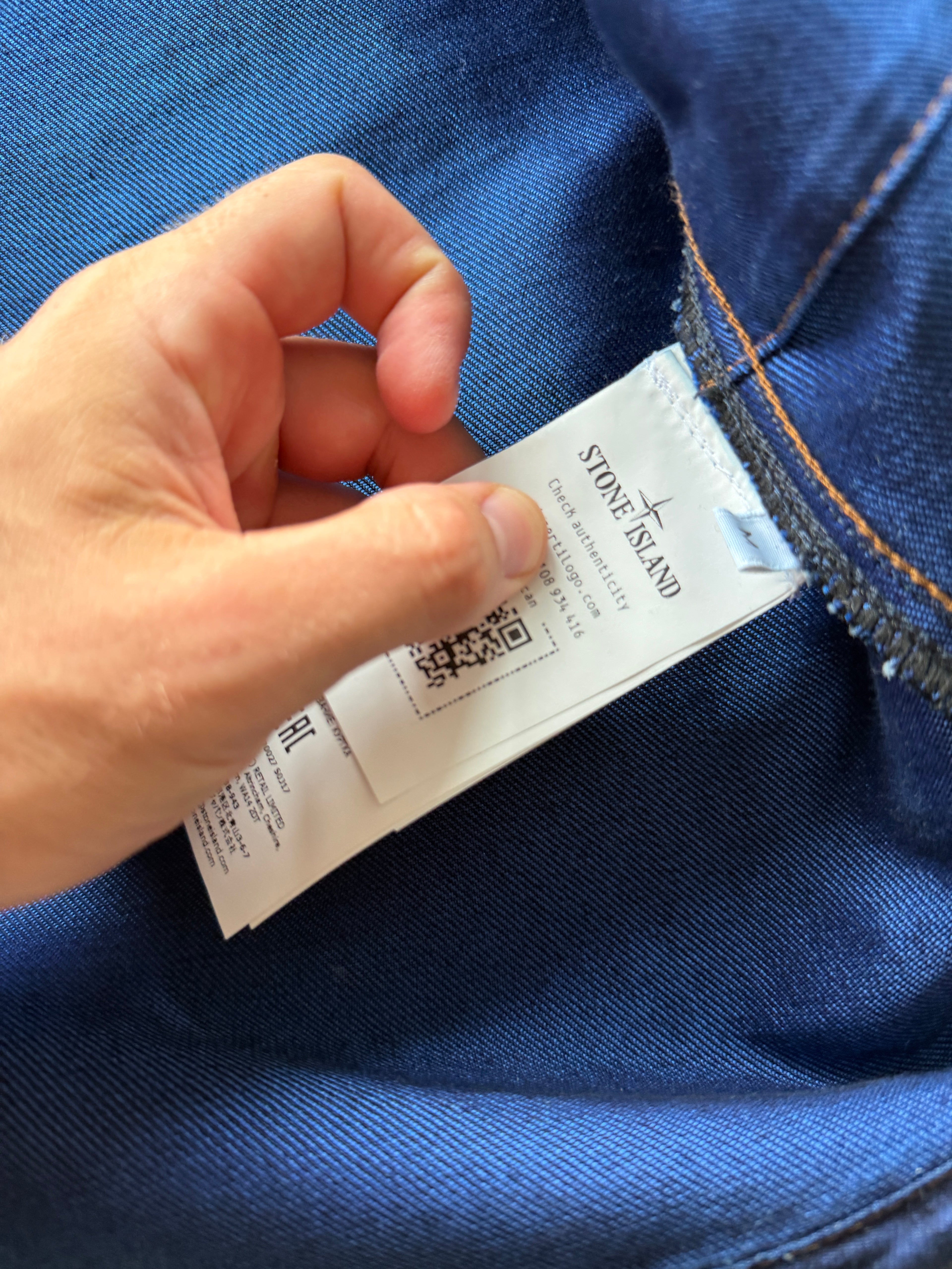 Stone Island Indigo Denim Jacket