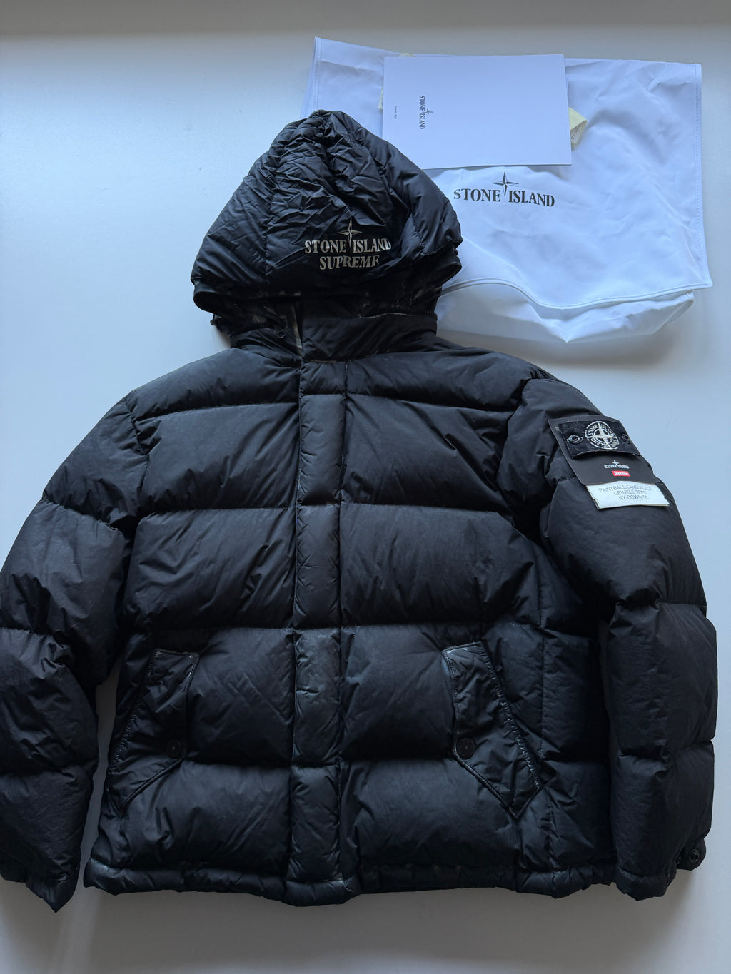 Stone Island X Supreme paintball Camo Jacket