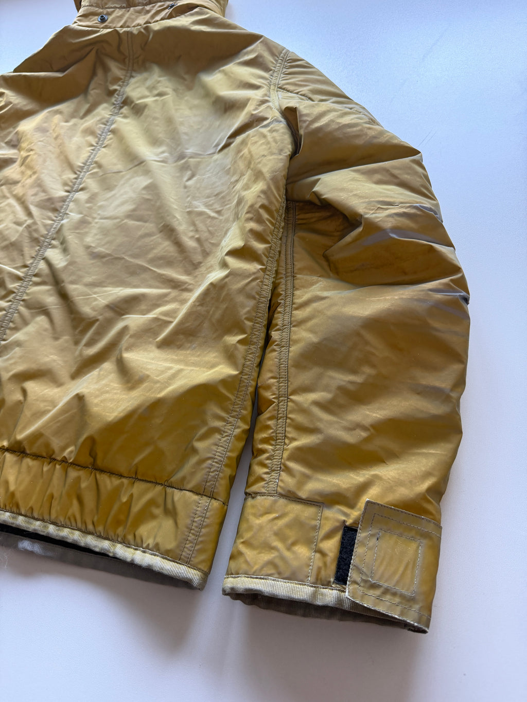 Stone Island Liquid Reflective Jacket Yellow