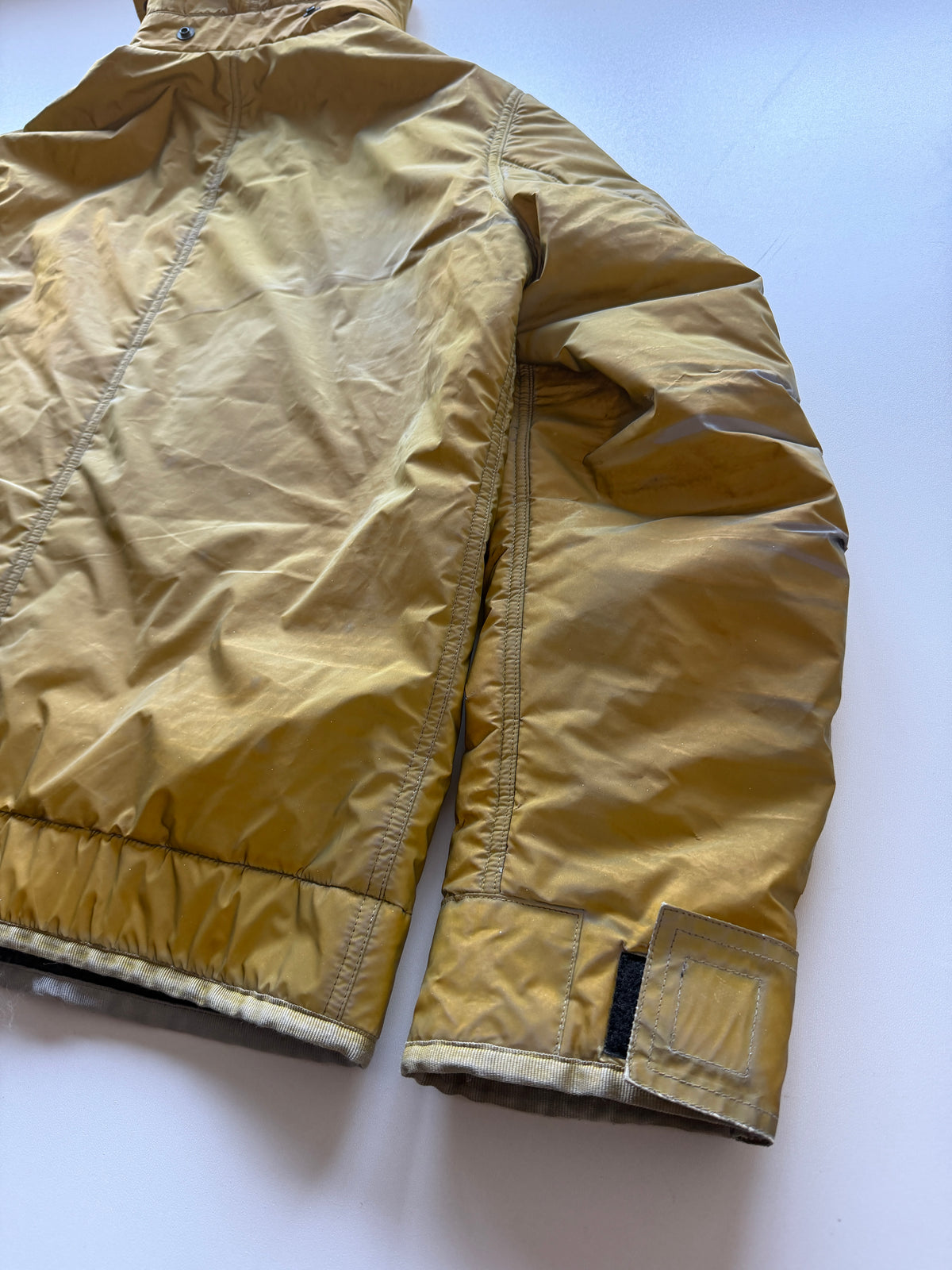 Stone Island Liquid Reflective Jacket Yellow