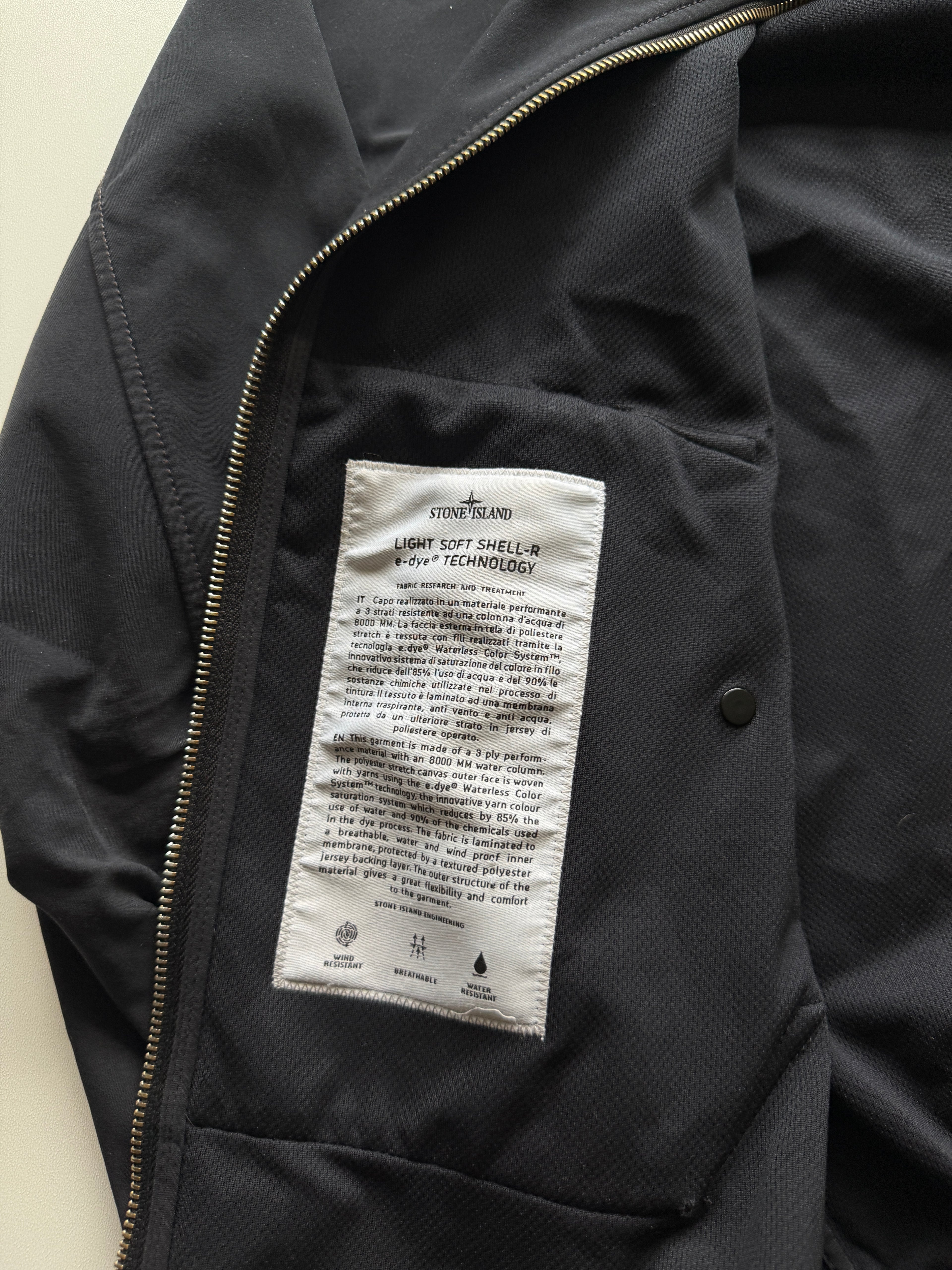 Stone Island Soft Shell Jacket Navy