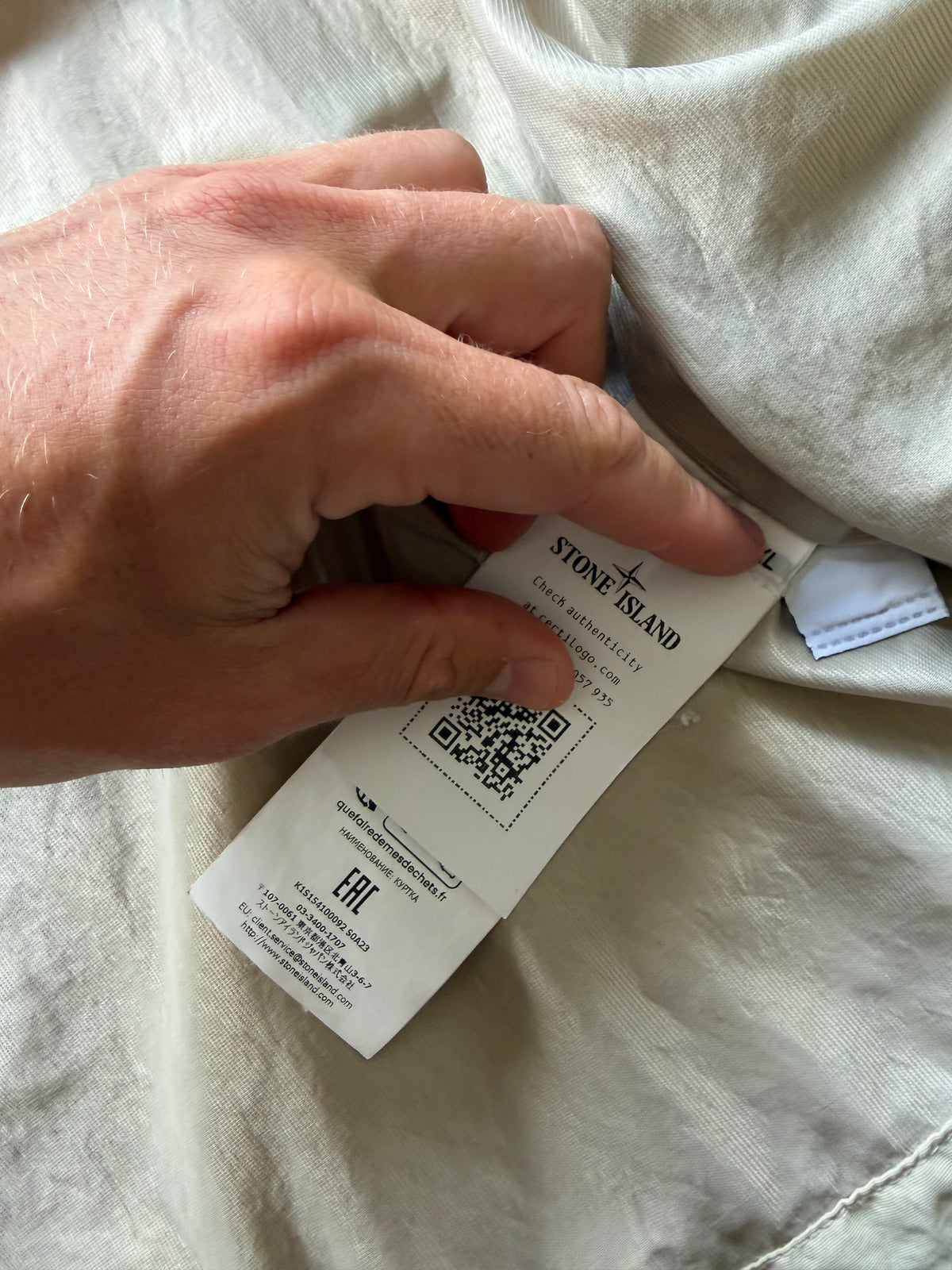 Stone Island Garment Dyed Crinkle Reps Jacket