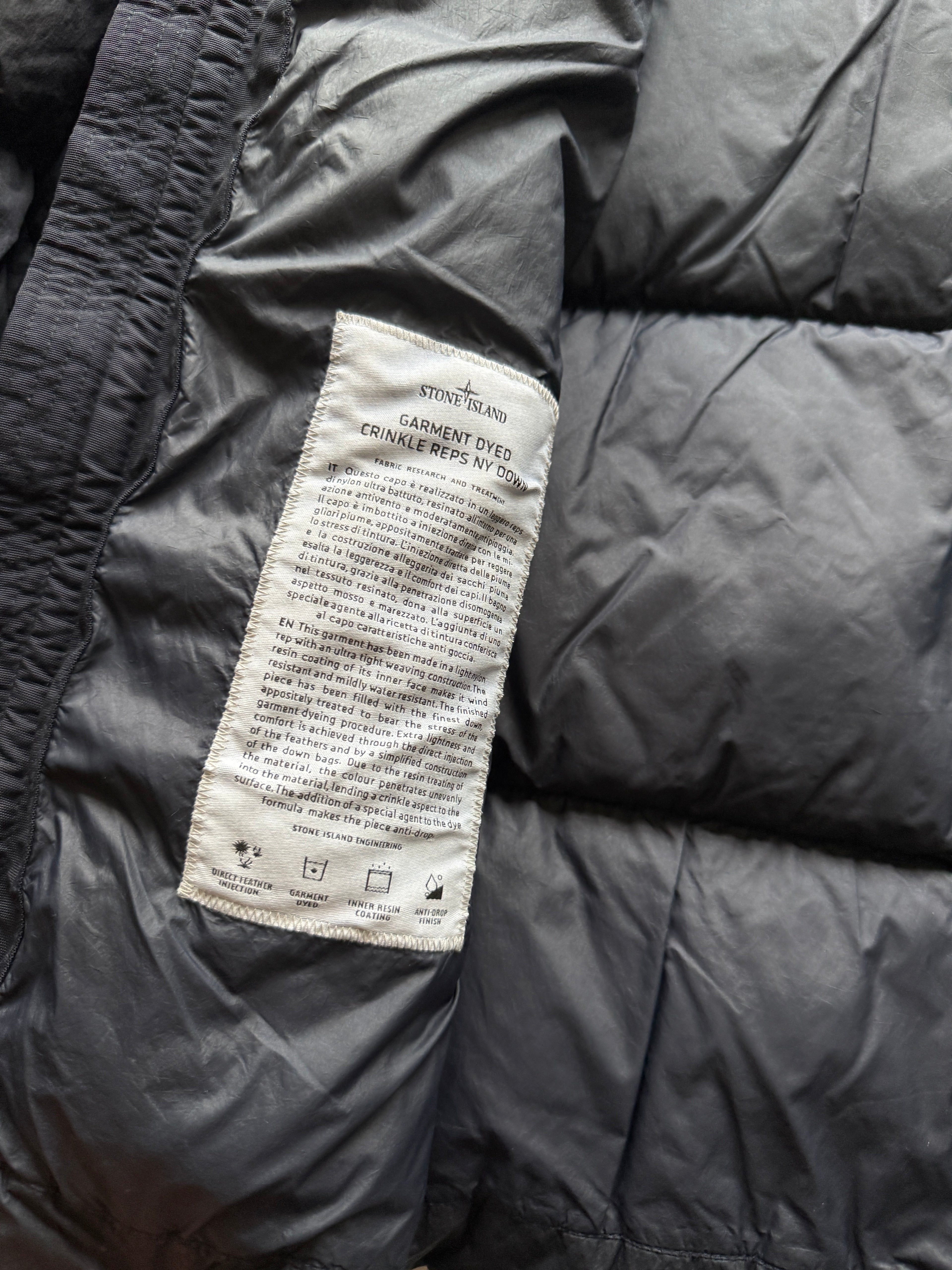 Stone Island Garment Dyed Down Jacket