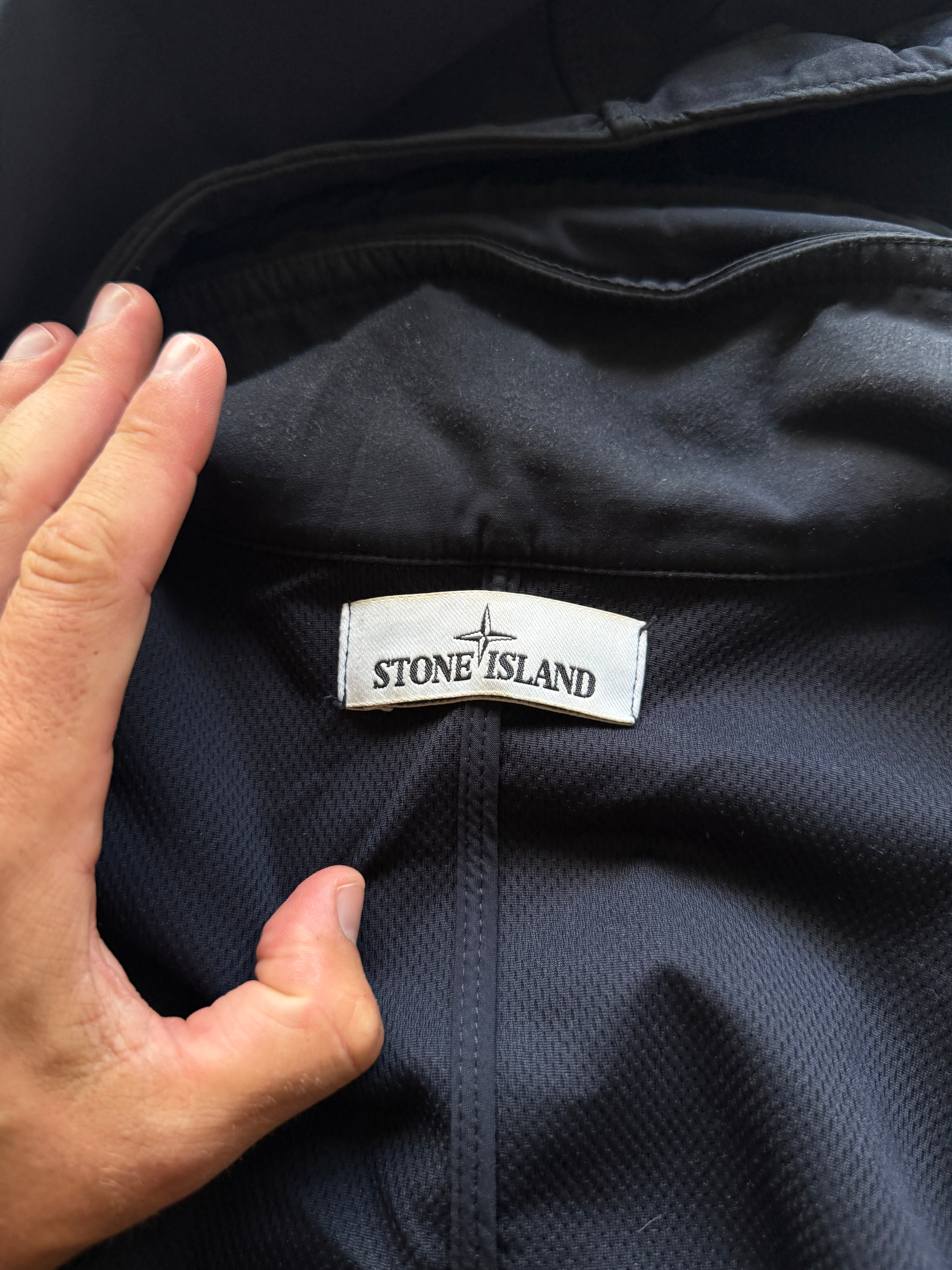 Stone Island Navy Soft Shell Jacket