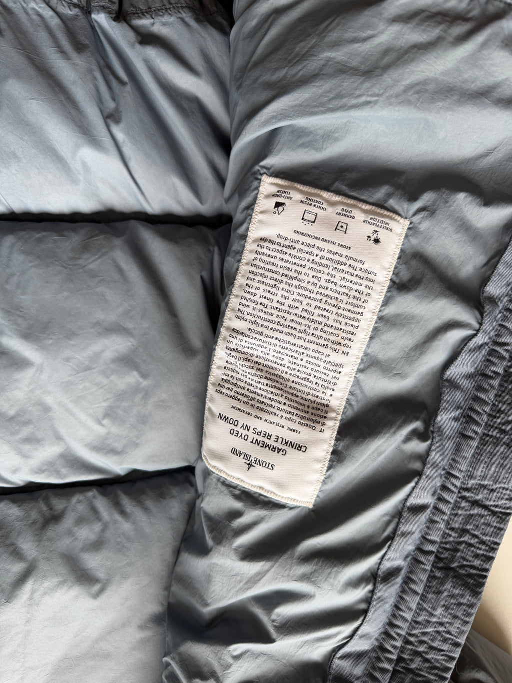 Stone Island Garment Dyed Down Jacket
