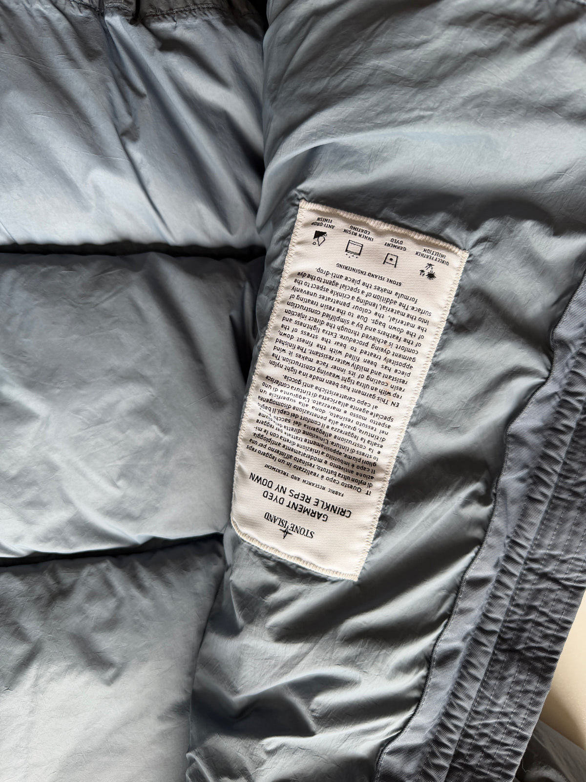 Stone Island Garment Dyed Down Jacket