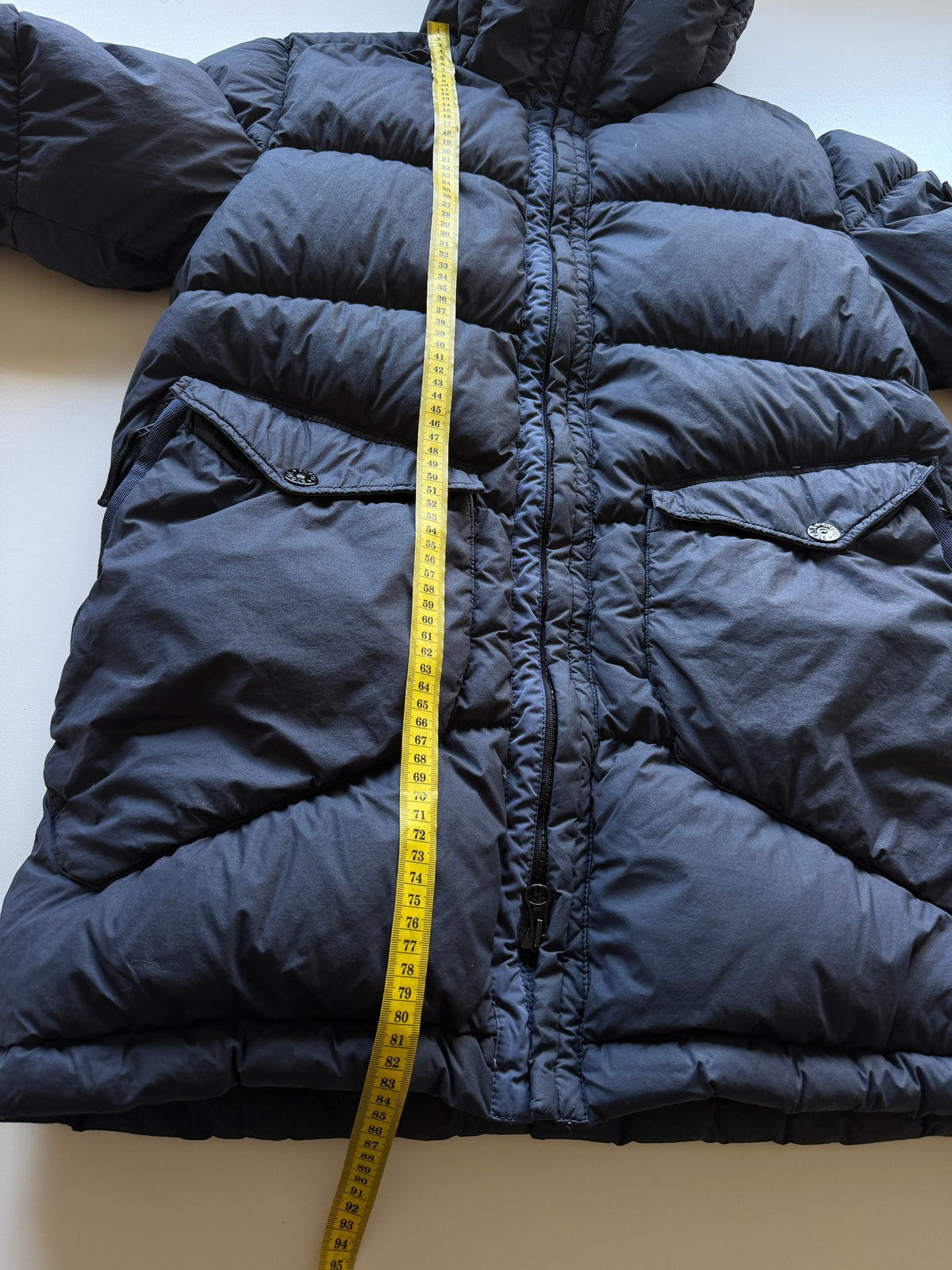 Stone Island Garment Dyed Crinkle Reps Down Jacket