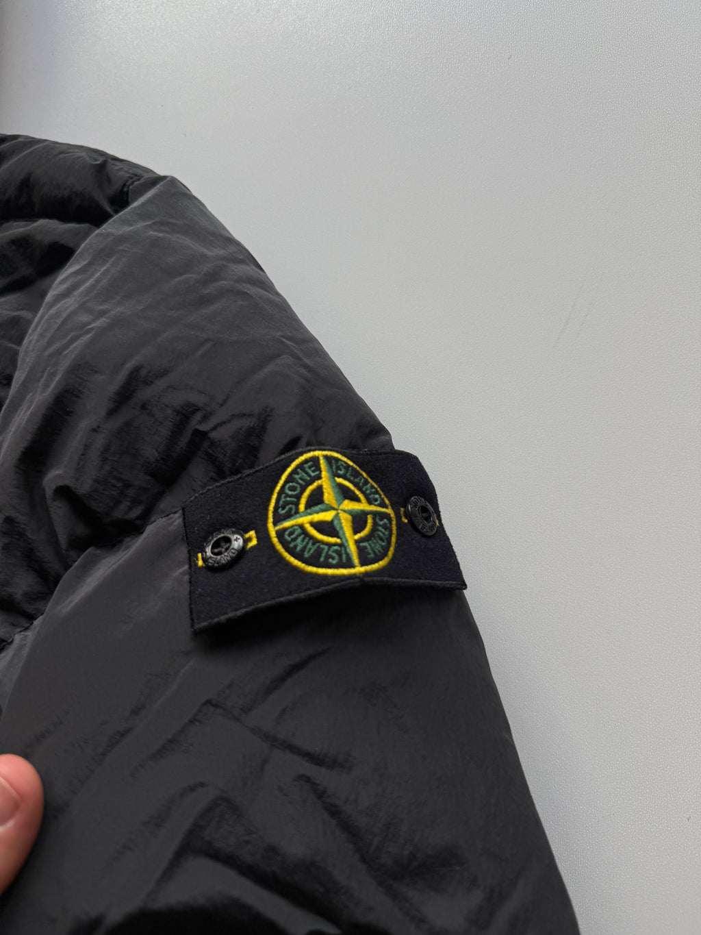 Stone Island Nylon Metal Down Jacket Black