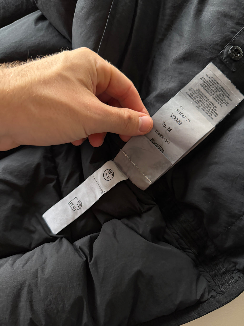 Stone Island Seamless Tunnel Nylon Down Jacket