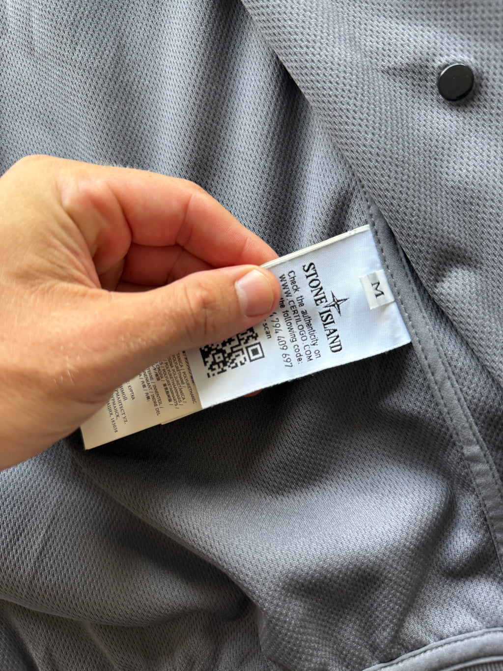 Stone Island Soft Shell Jacket Grey