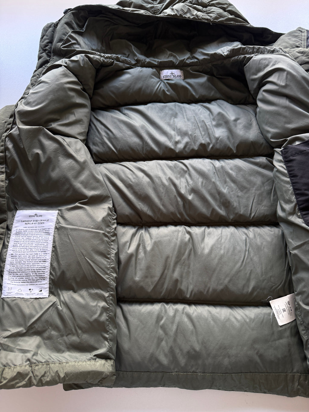 Stone Island Garment Dyed Down Jacket