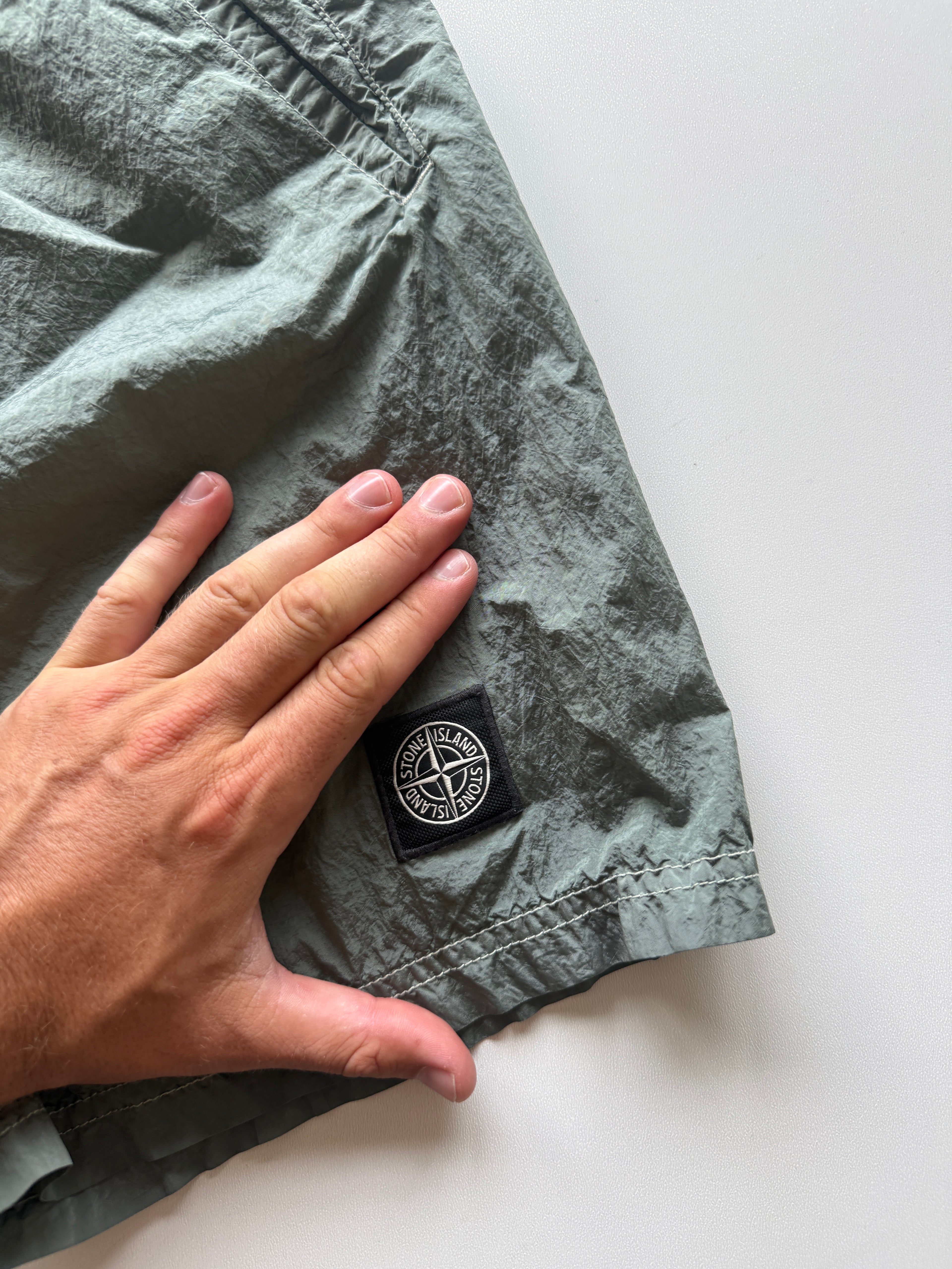 Stone Island Nylon Swimshorts Green