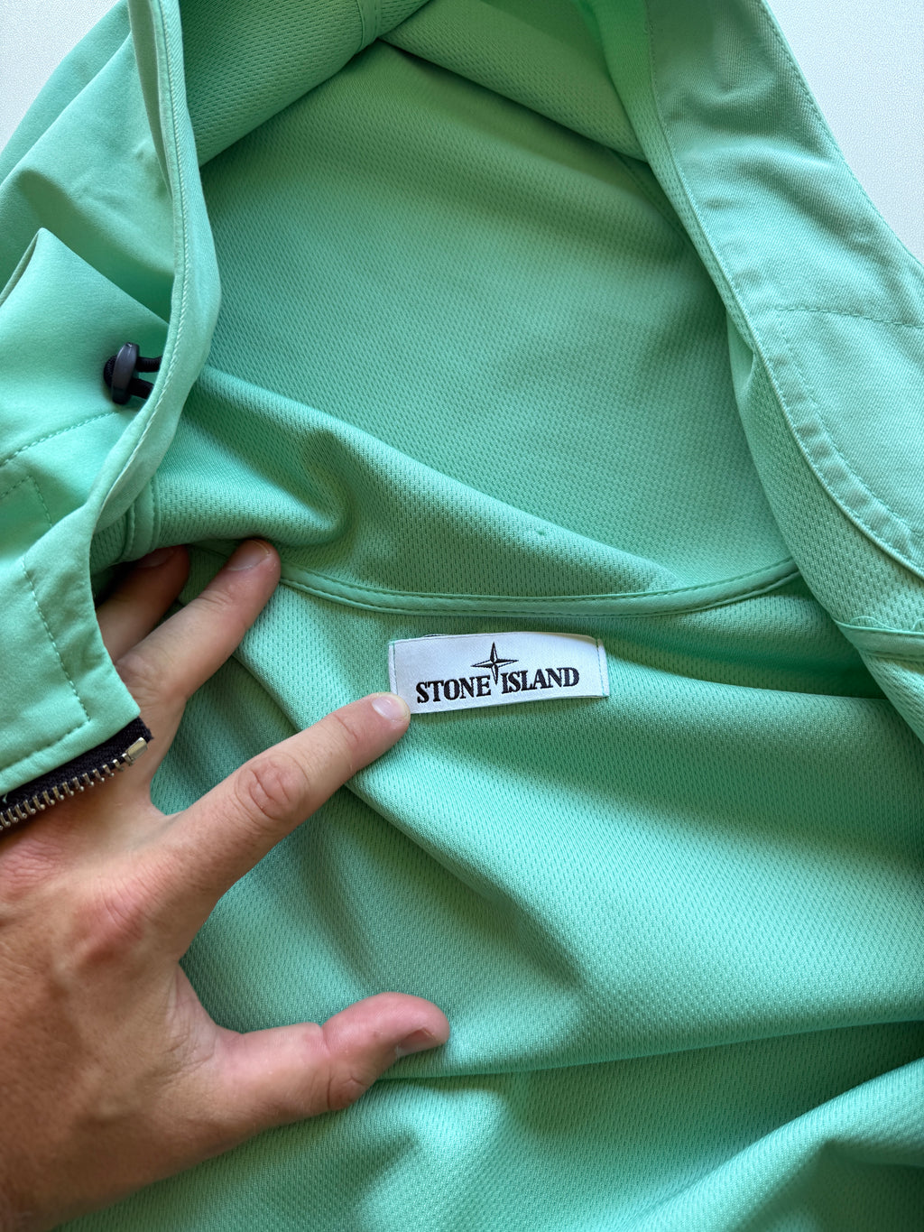 Stone Island Soft Shell Jacket Mintgreen