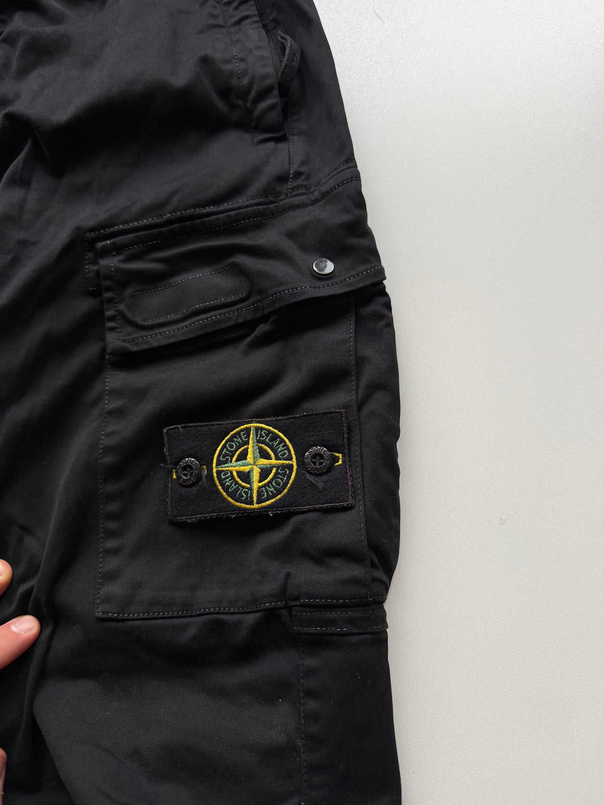 Stone Island Cargo Pants Black