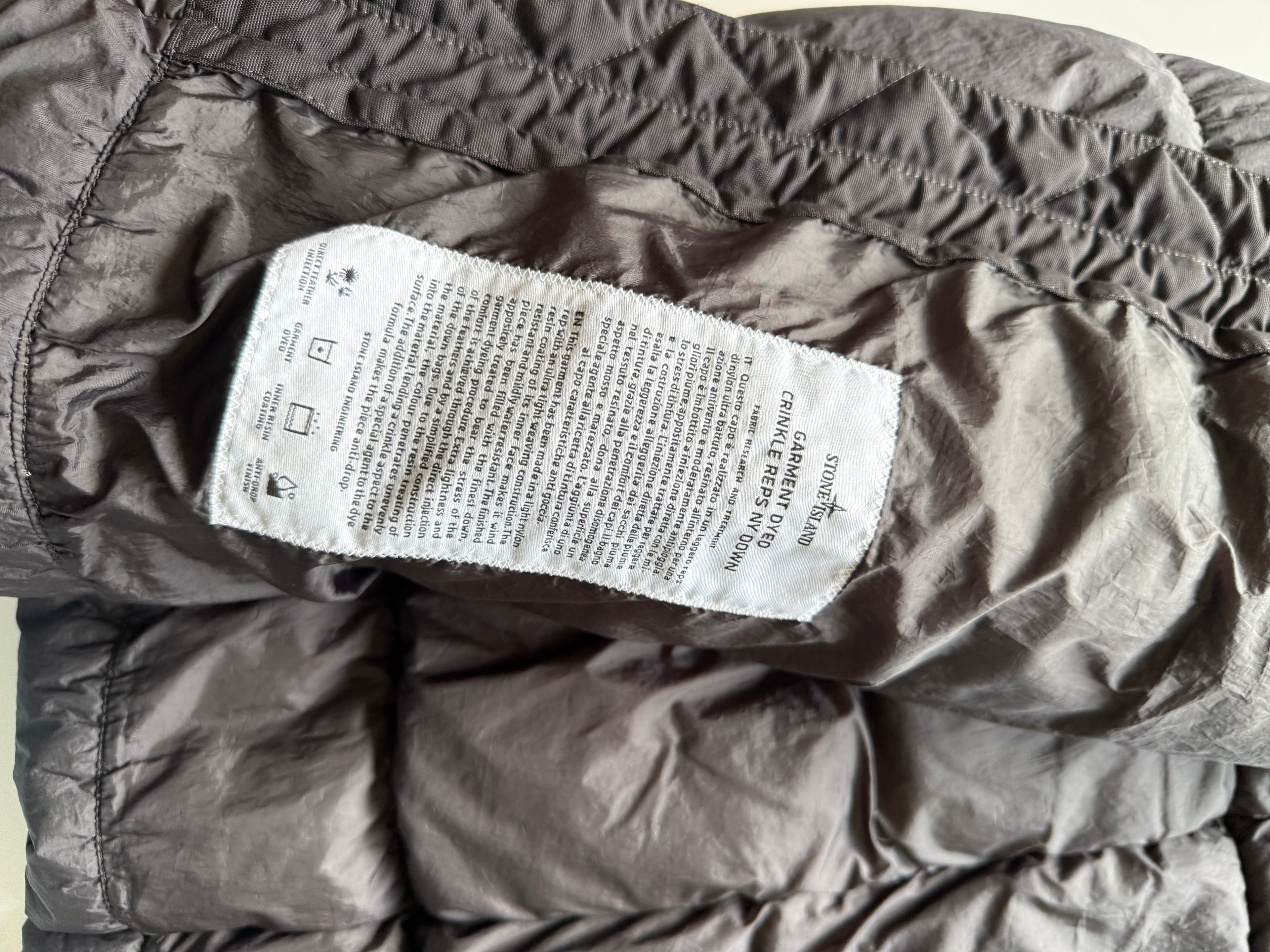 Stone Island Garment Dyed Down Jacket
