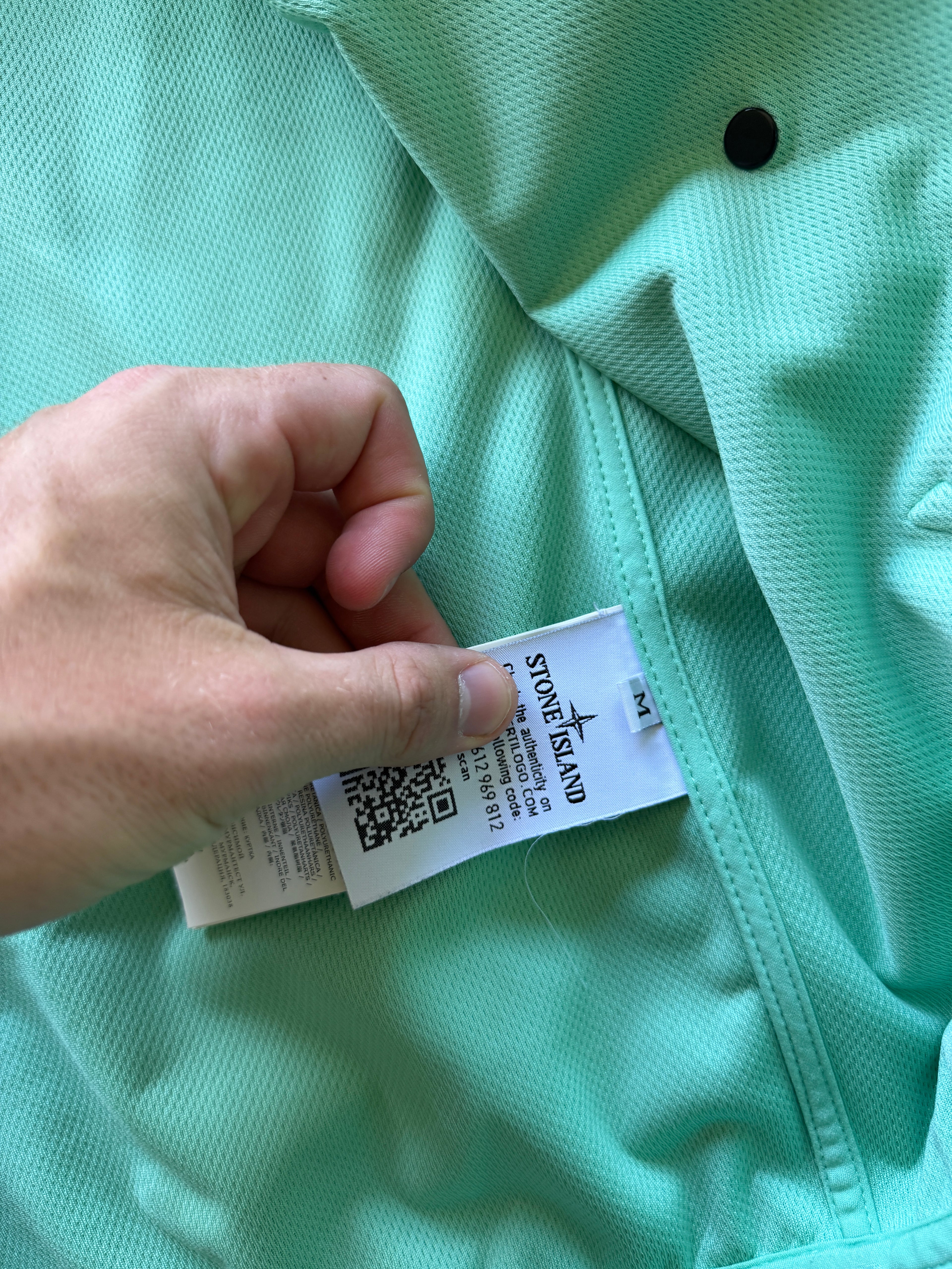 Stone Island Soft Shell Jacket Mintgreen