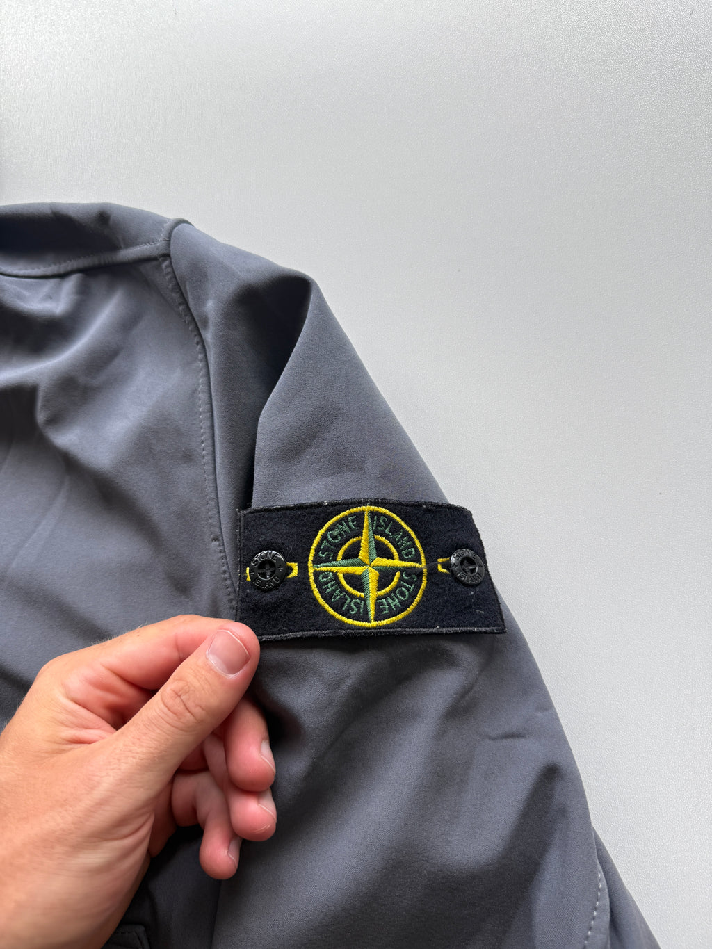 Stone Island Soft Shell Jacket Grey