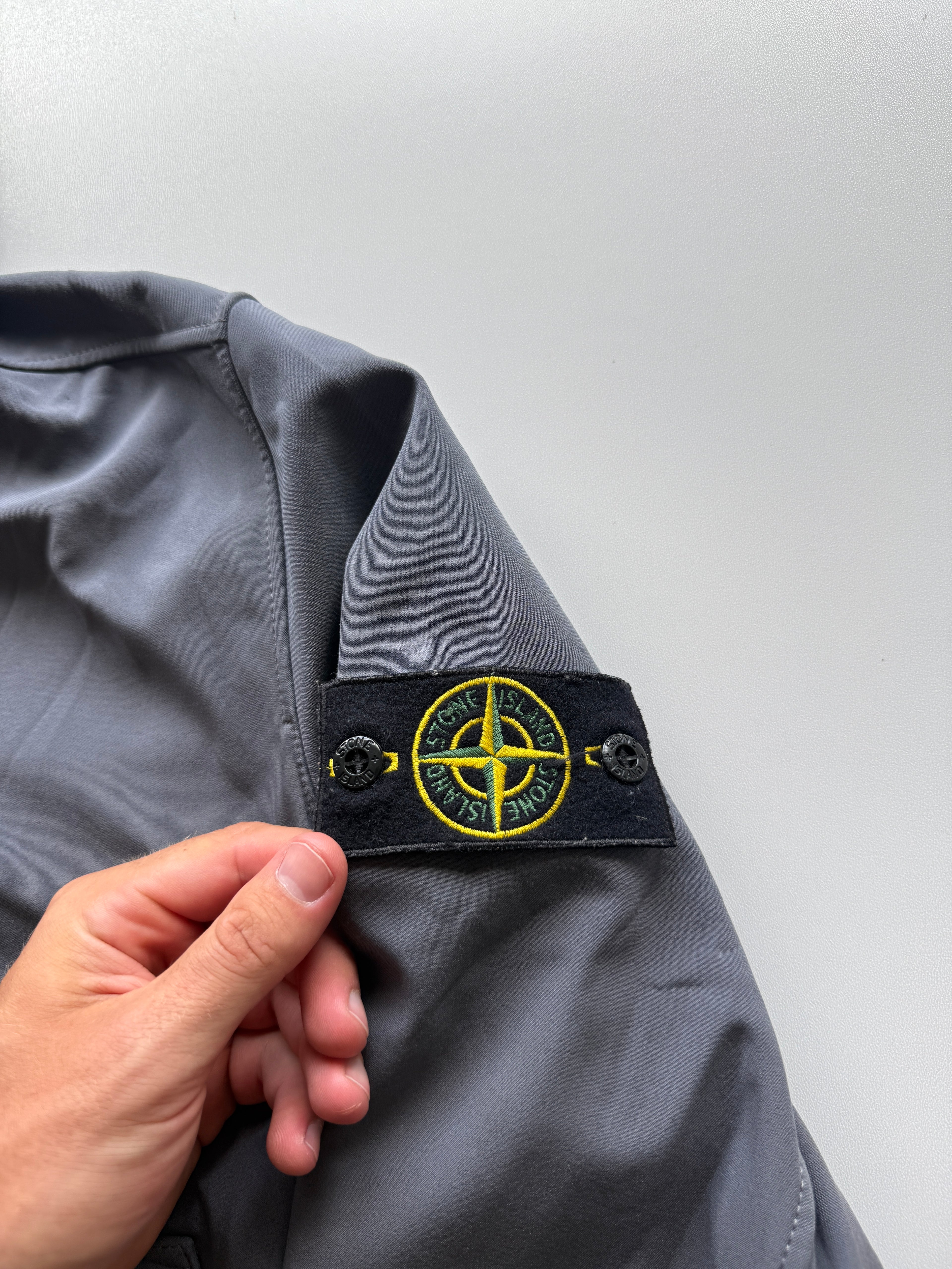 Stone Island Soft Shell Jacket Grey