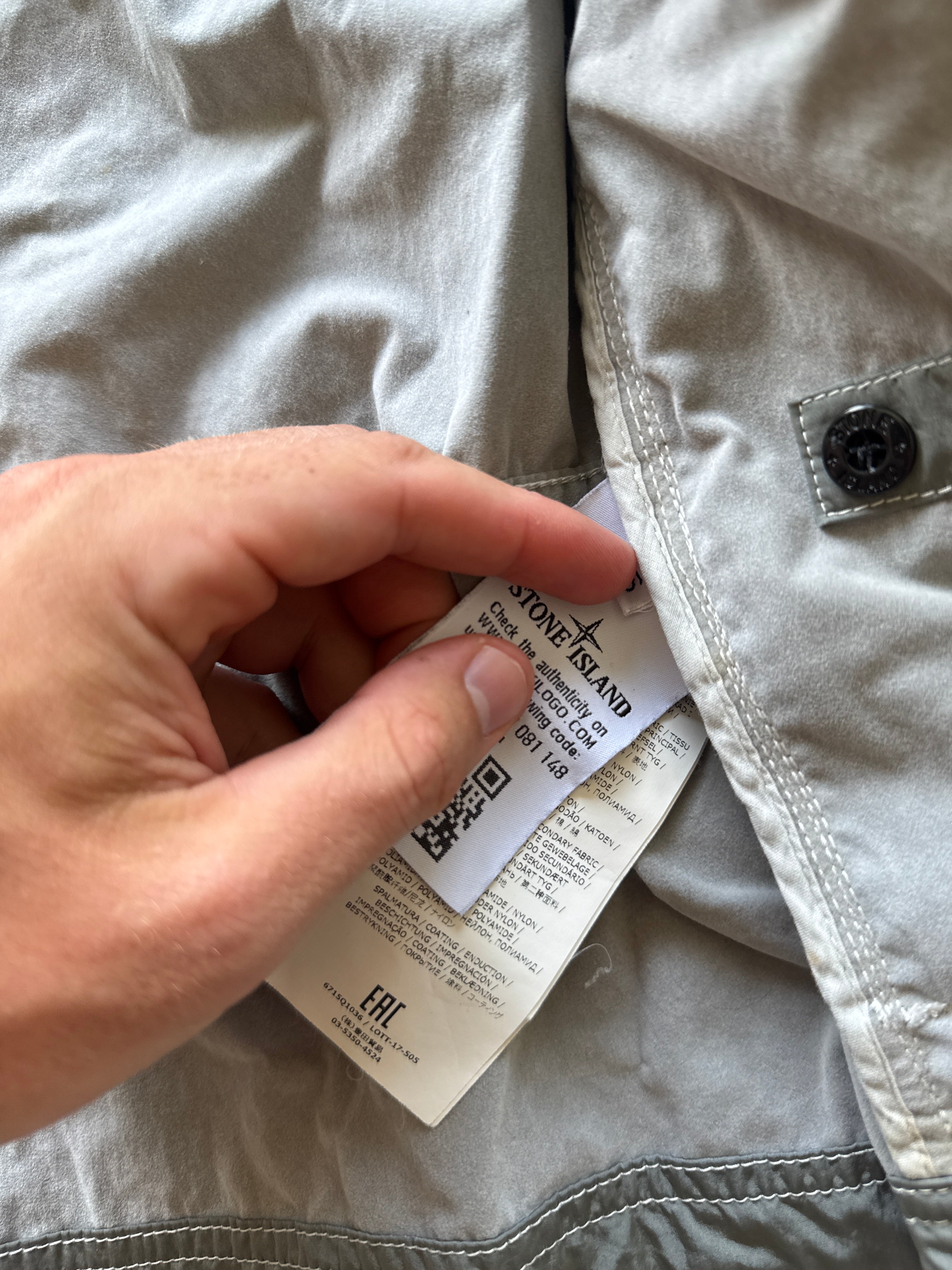 Stone Island Nylon Metal Flock Jacket