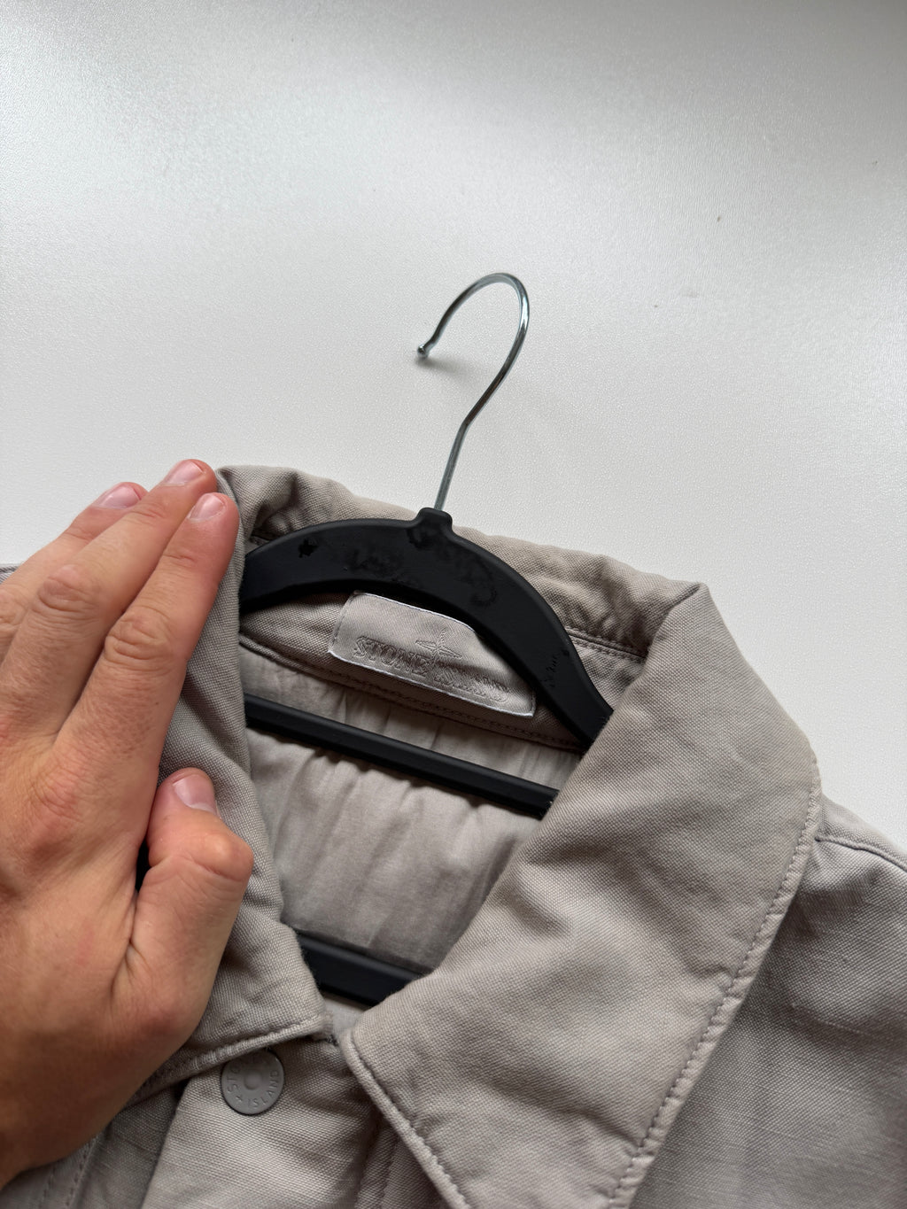 Stone Island Cotton Linen Quilted Ghost Jacket