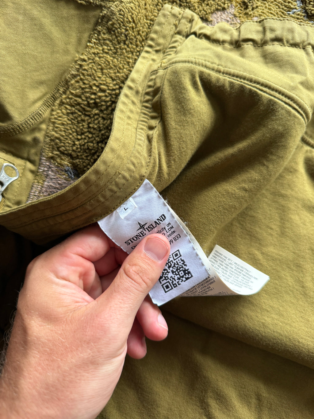Stone Island Shadow Project Camo Fleece Sweater