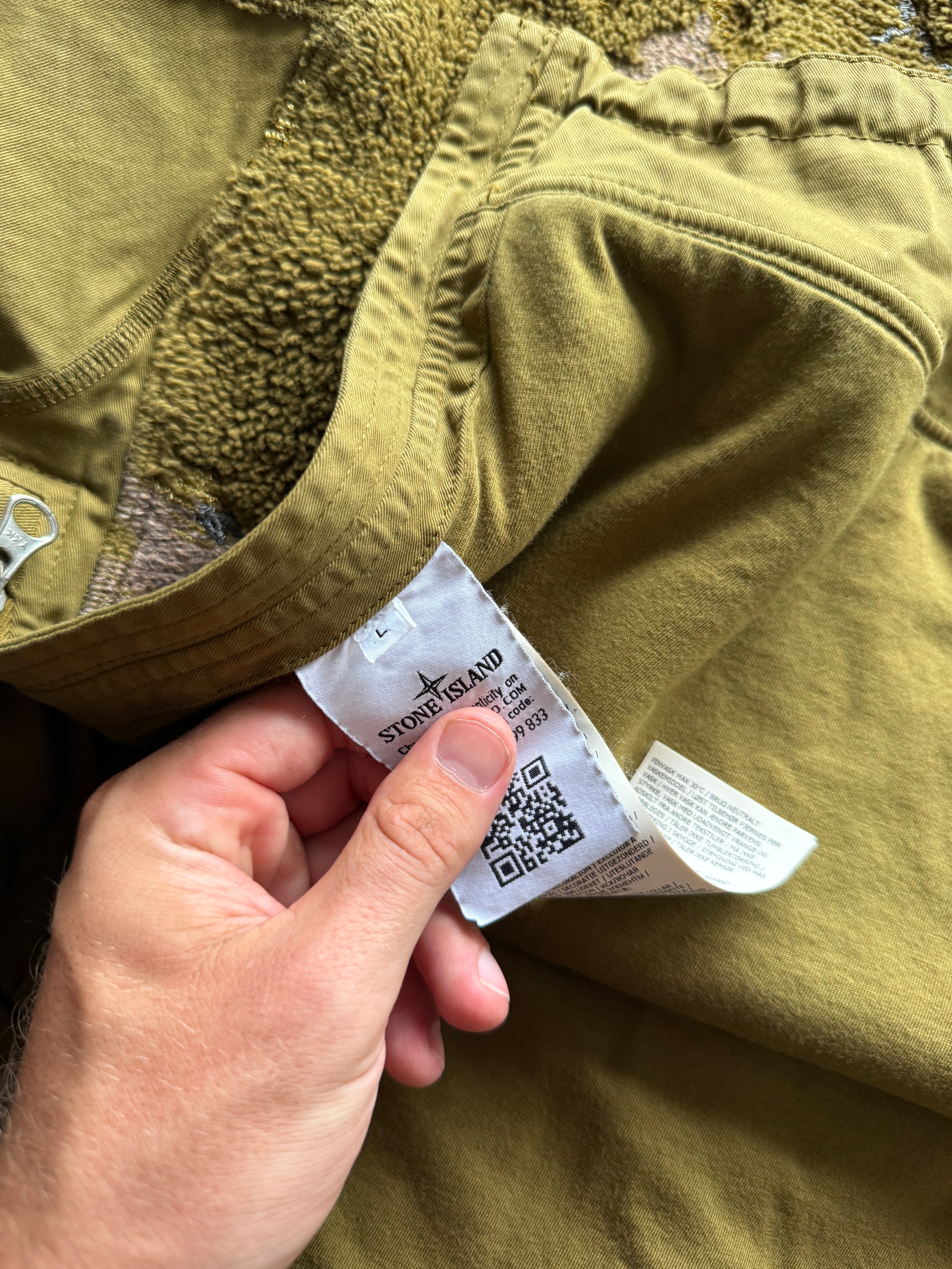 Stone Island Shadow Project Camo Fleece Sweater