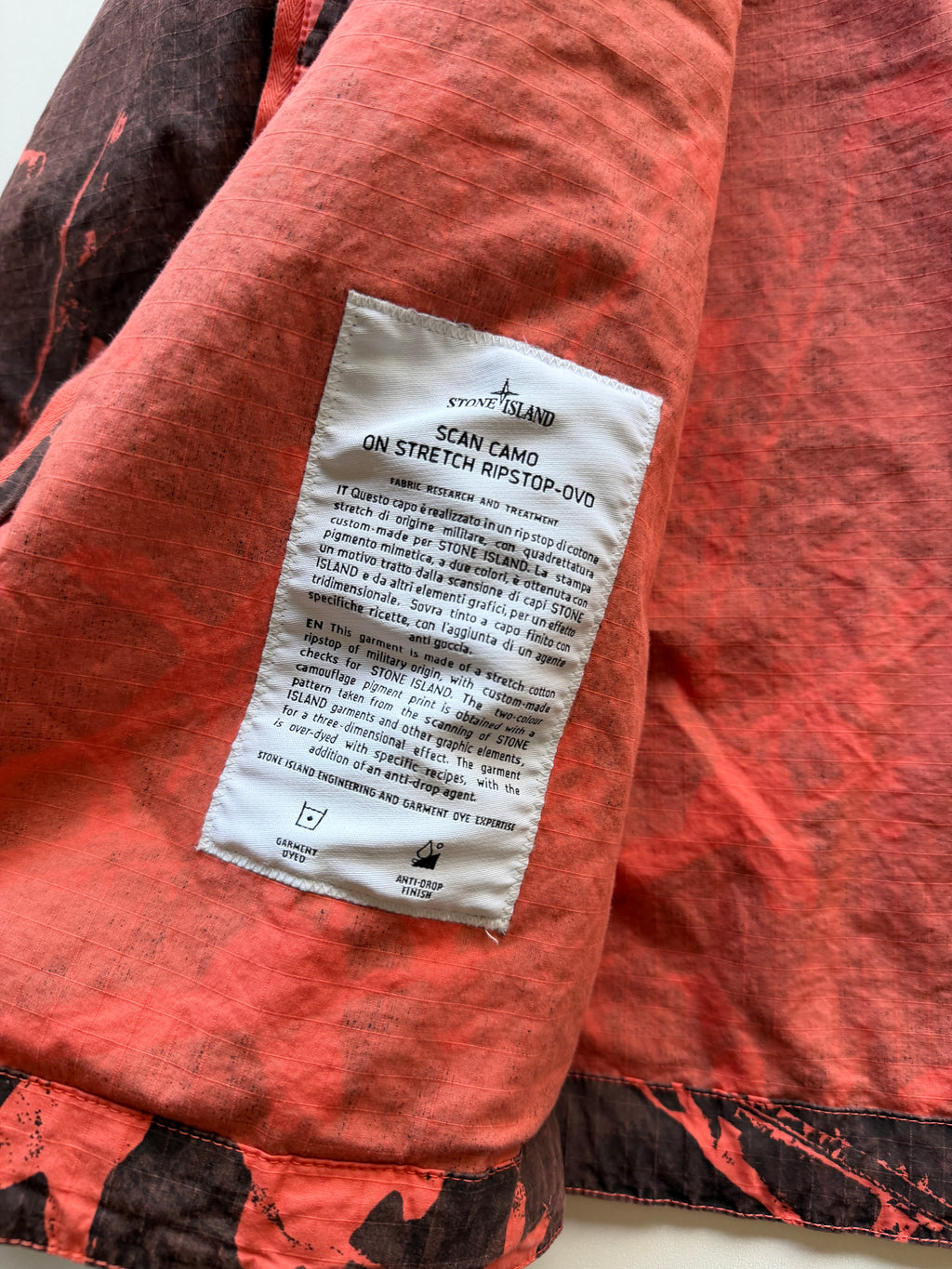 Stone Island Scan Camo Ripstop OVD Jacket