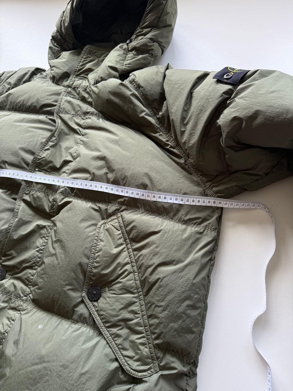 Stone Island Garment Dyed Jacket Green