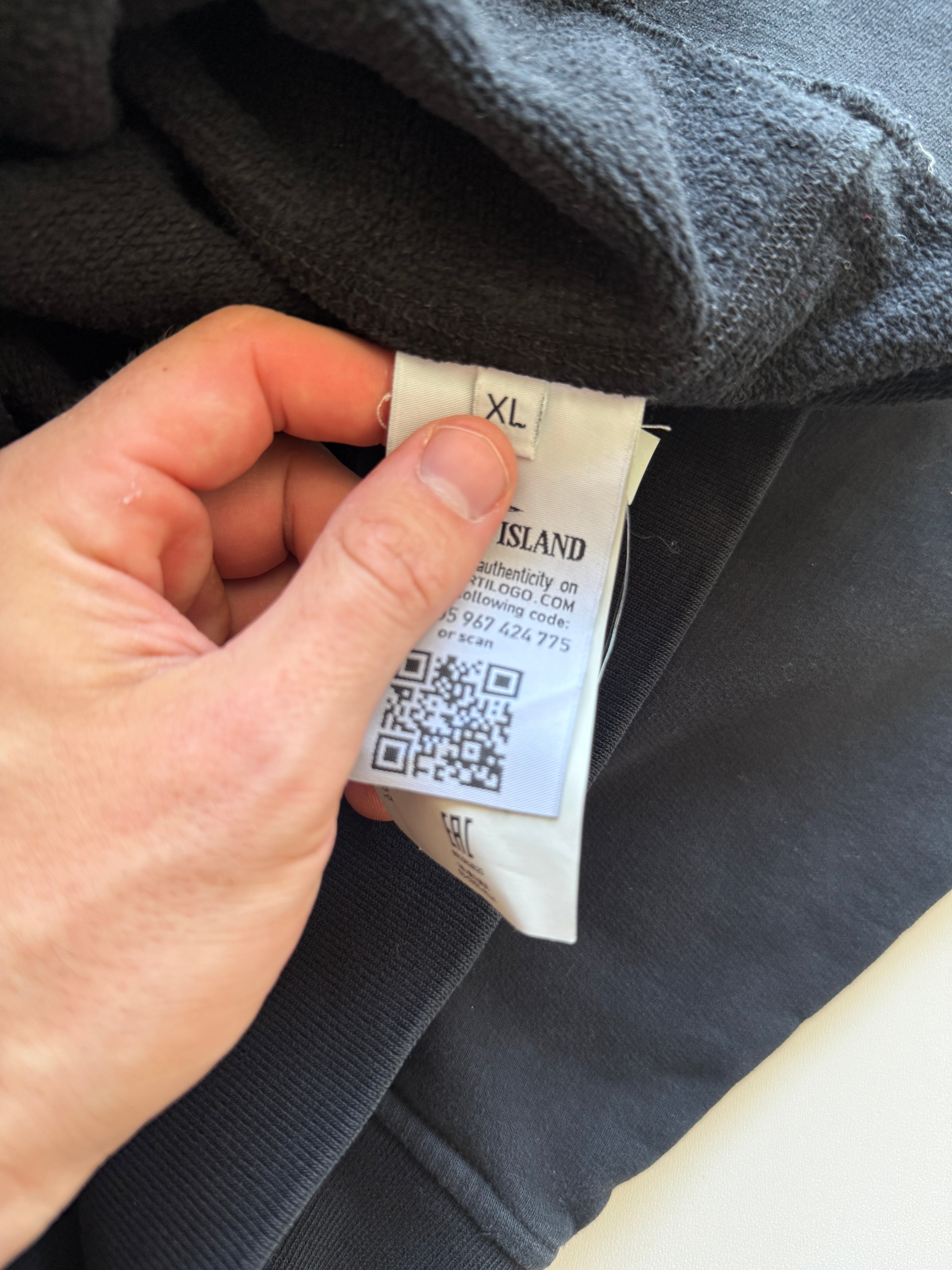 Stone Island Hoodie Black