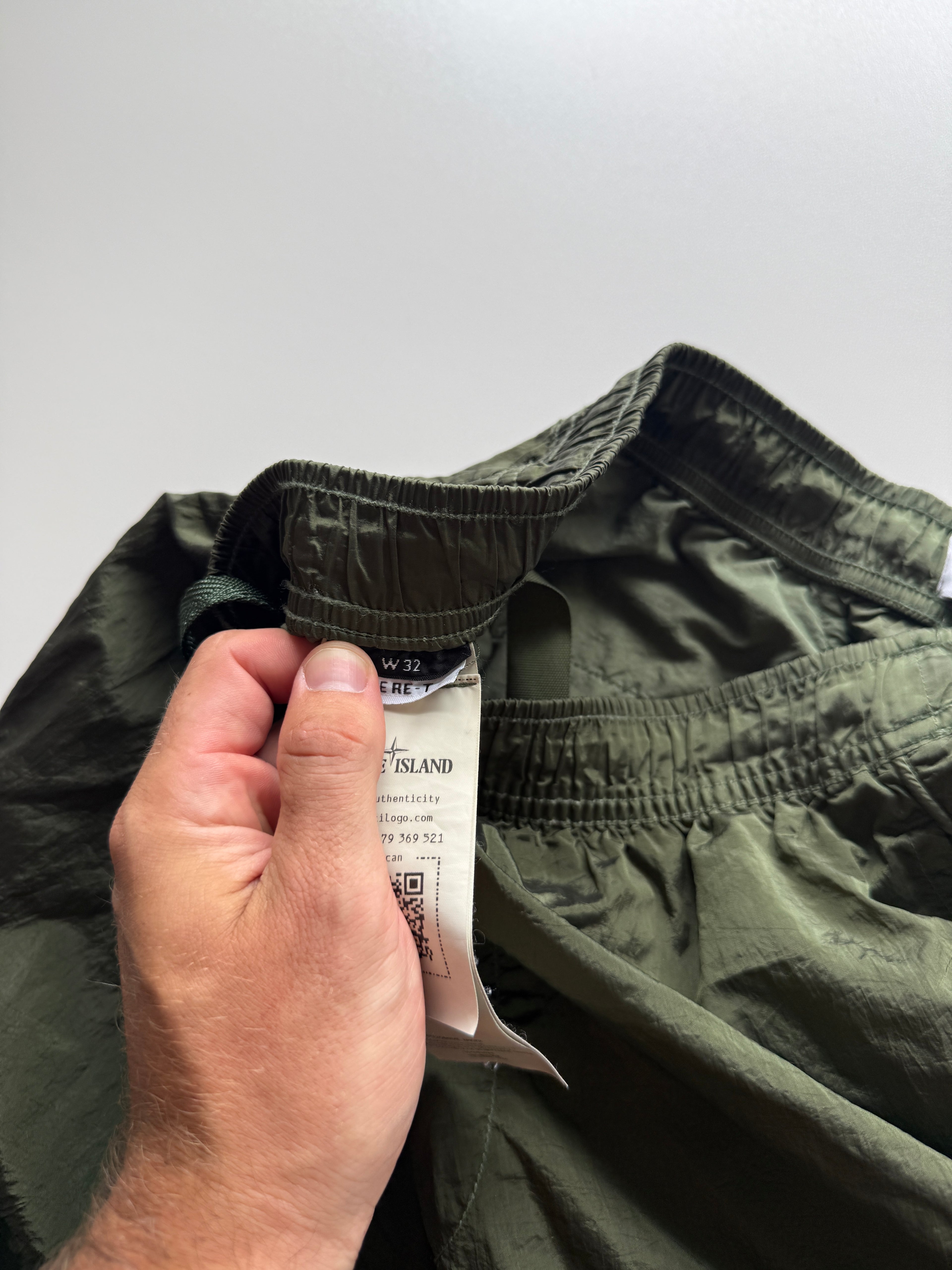 Stone Island Nylon Metal Pants Green